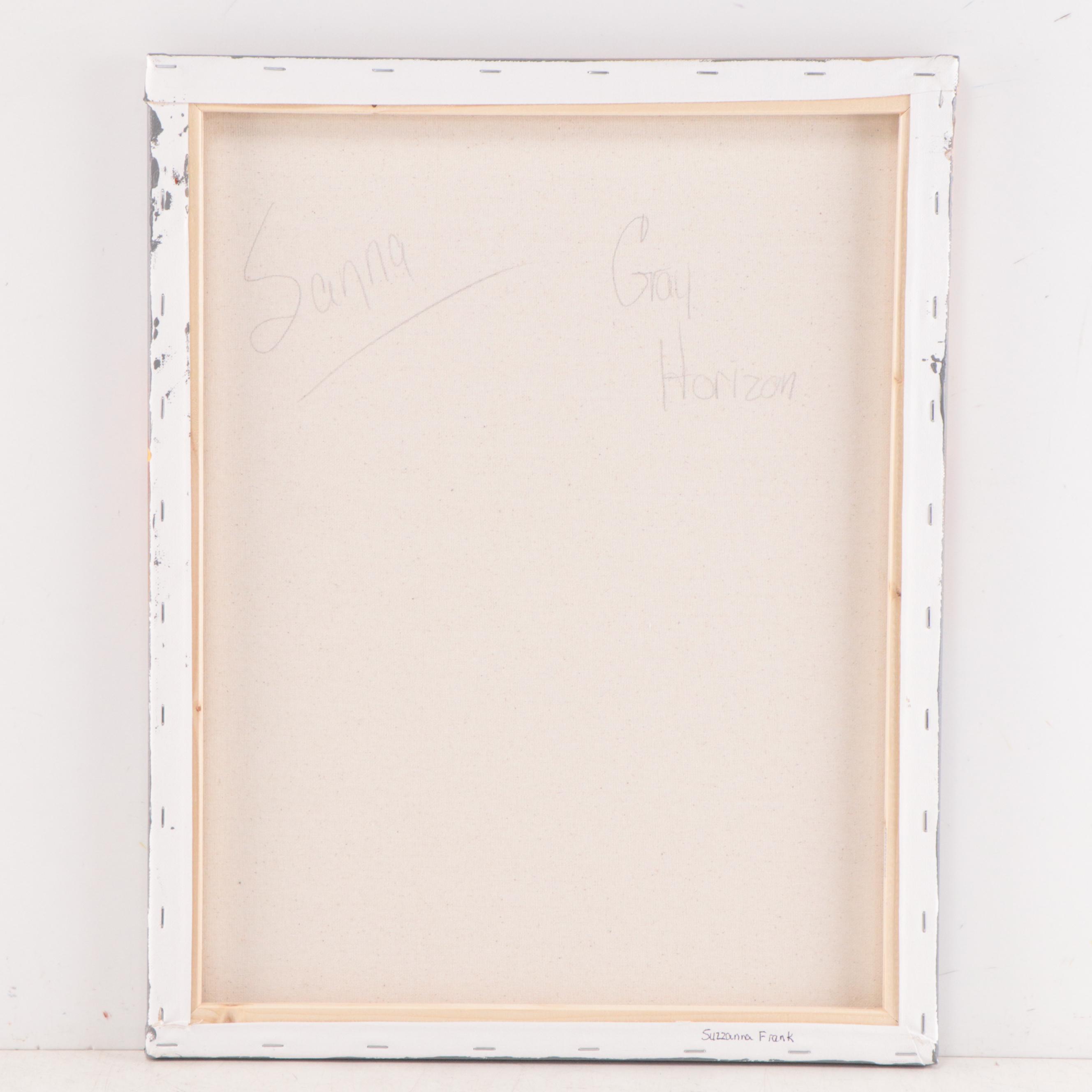 Sanna Acrylic Painting "Breaking Light," 21st Century