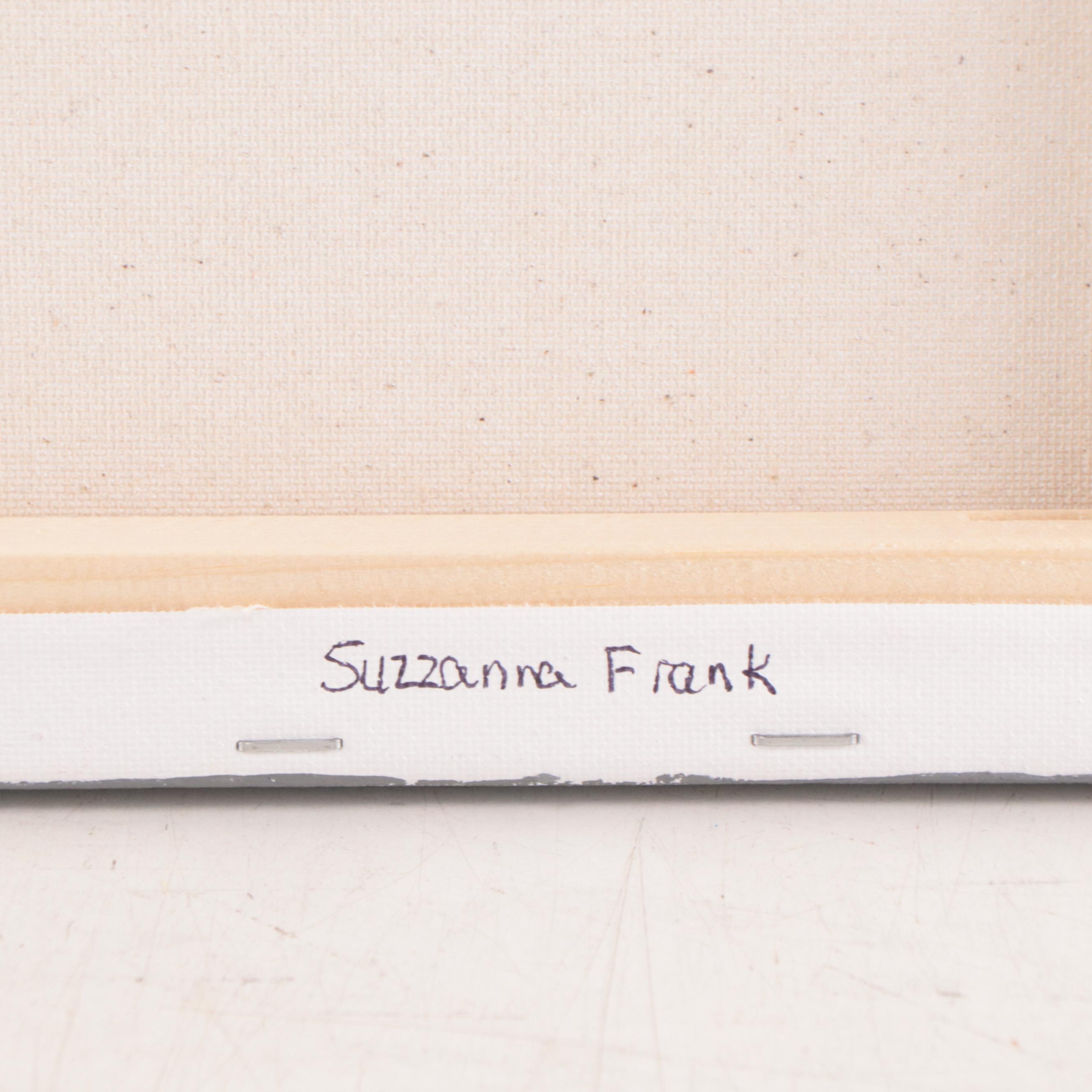 Sanna Acrylic Painting "Breaking Light," 21st Century