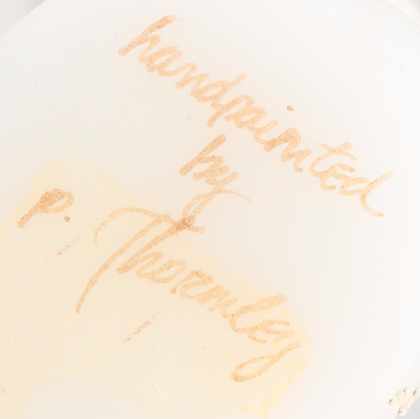 Fenton Hand-Painted Glass Children and Rocking Horse Figurines