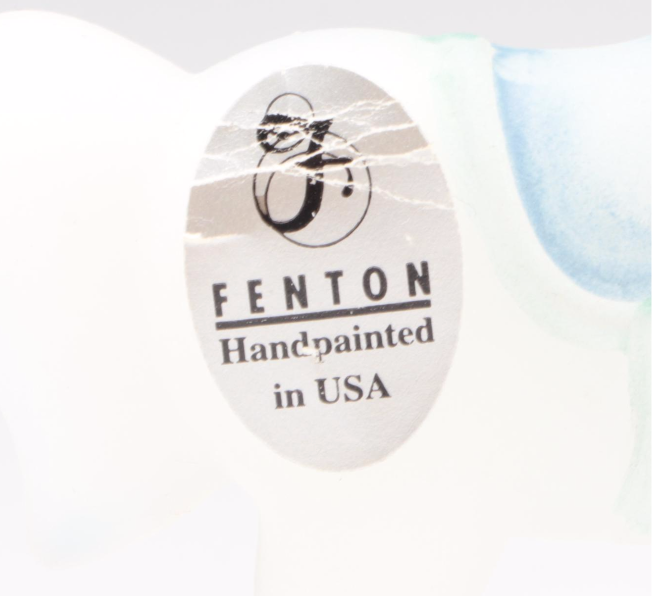 Fenton Hand-Painted Glass Children and Rocking Horse Figurines