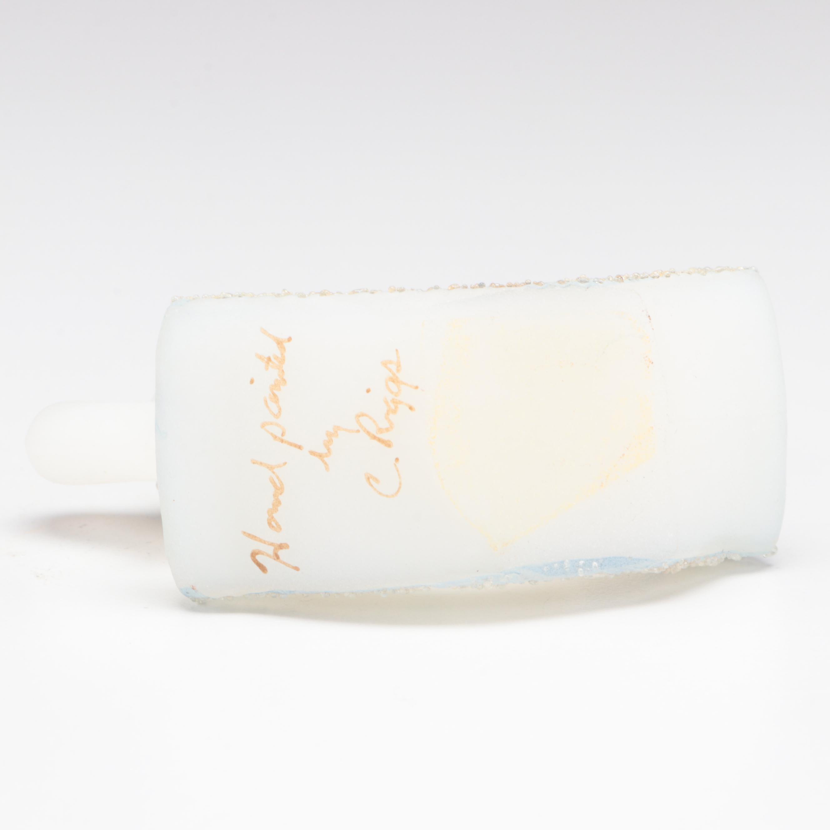 Fenton Hand-Painted Glass Children and Rocking Horse Figurines