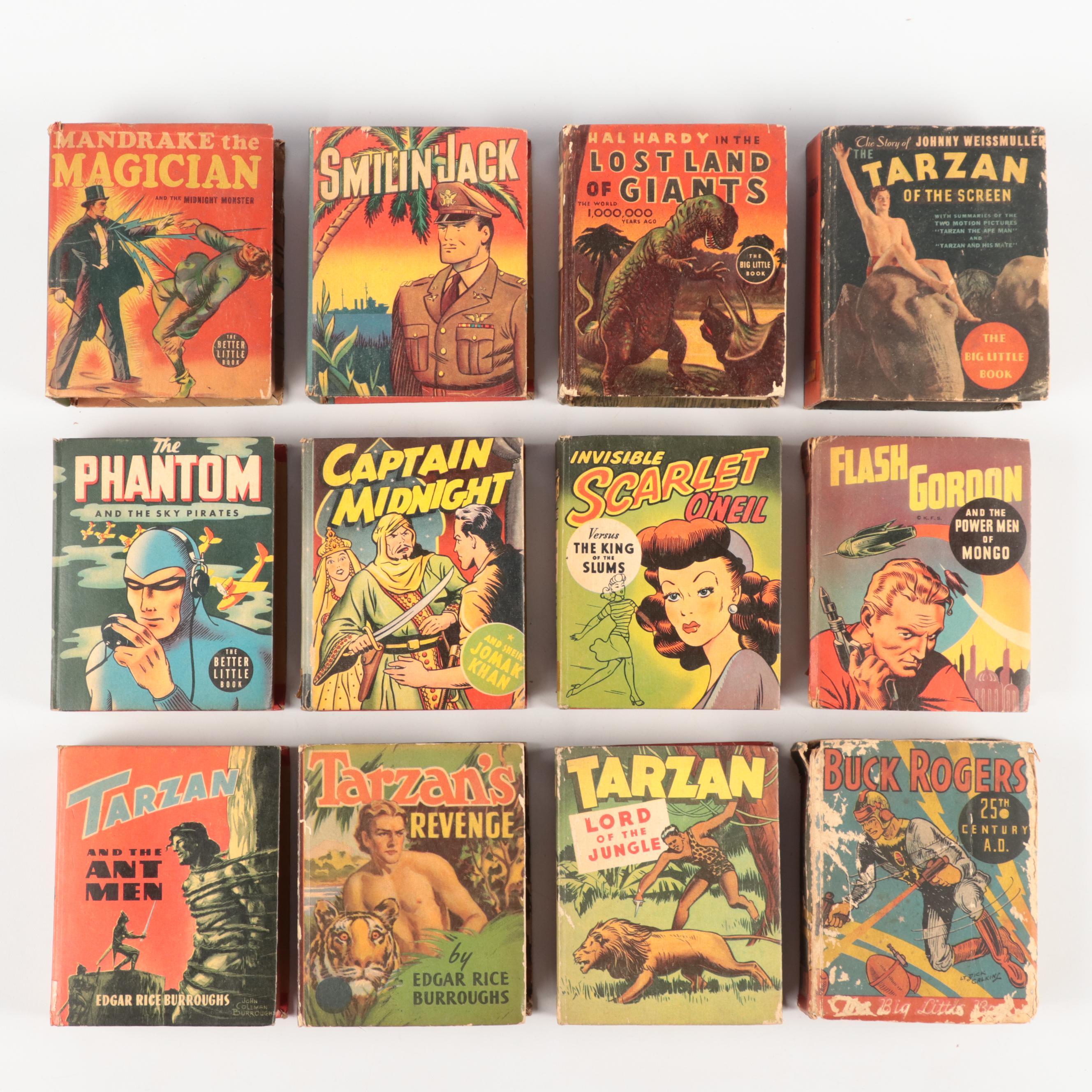 "Smilin' Jack and the Coral Princess" by Zack Mosely and More Books, Mid-20th C.