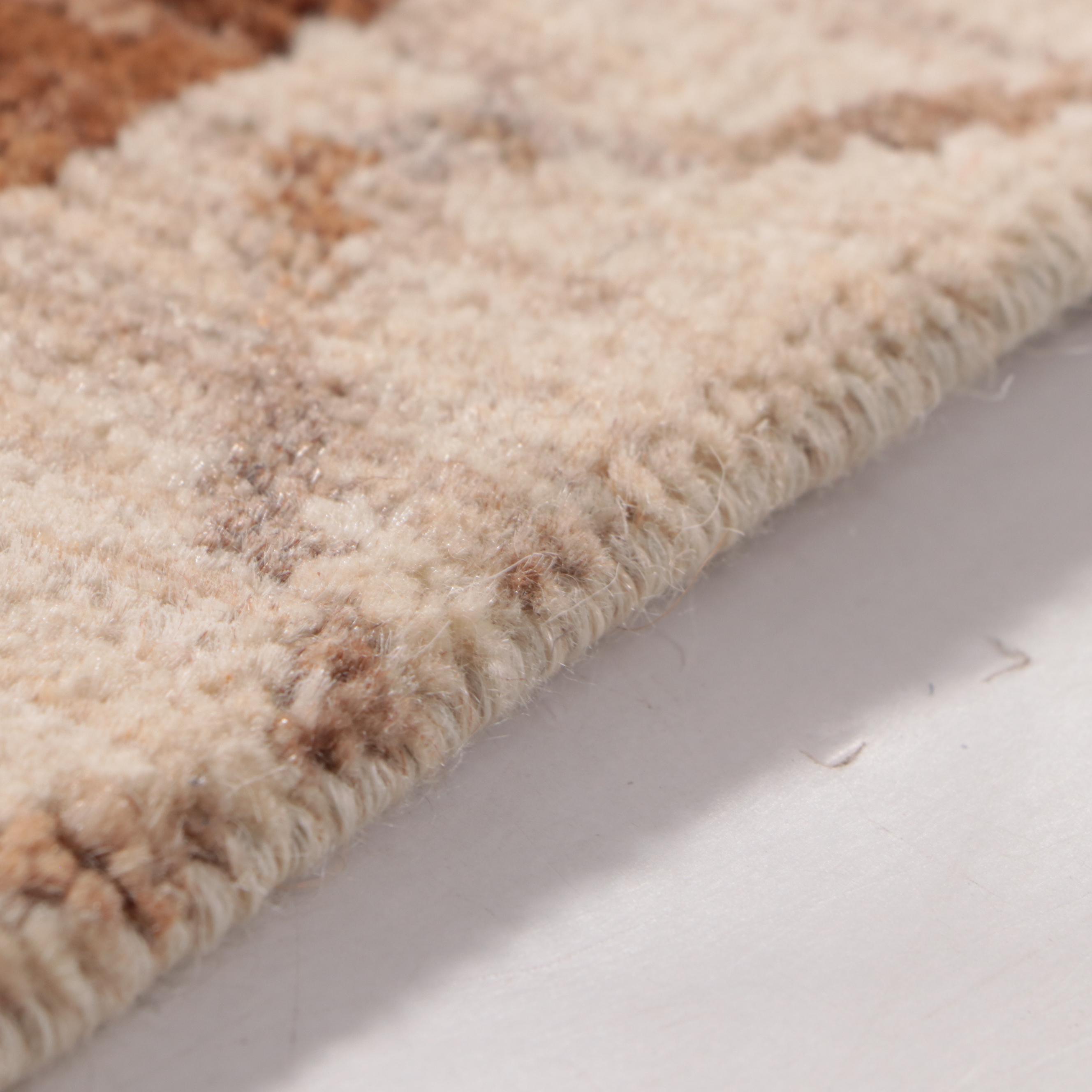 3'11 x 6'11 Hand-Knotted Afghan Gabbeh Area Rug