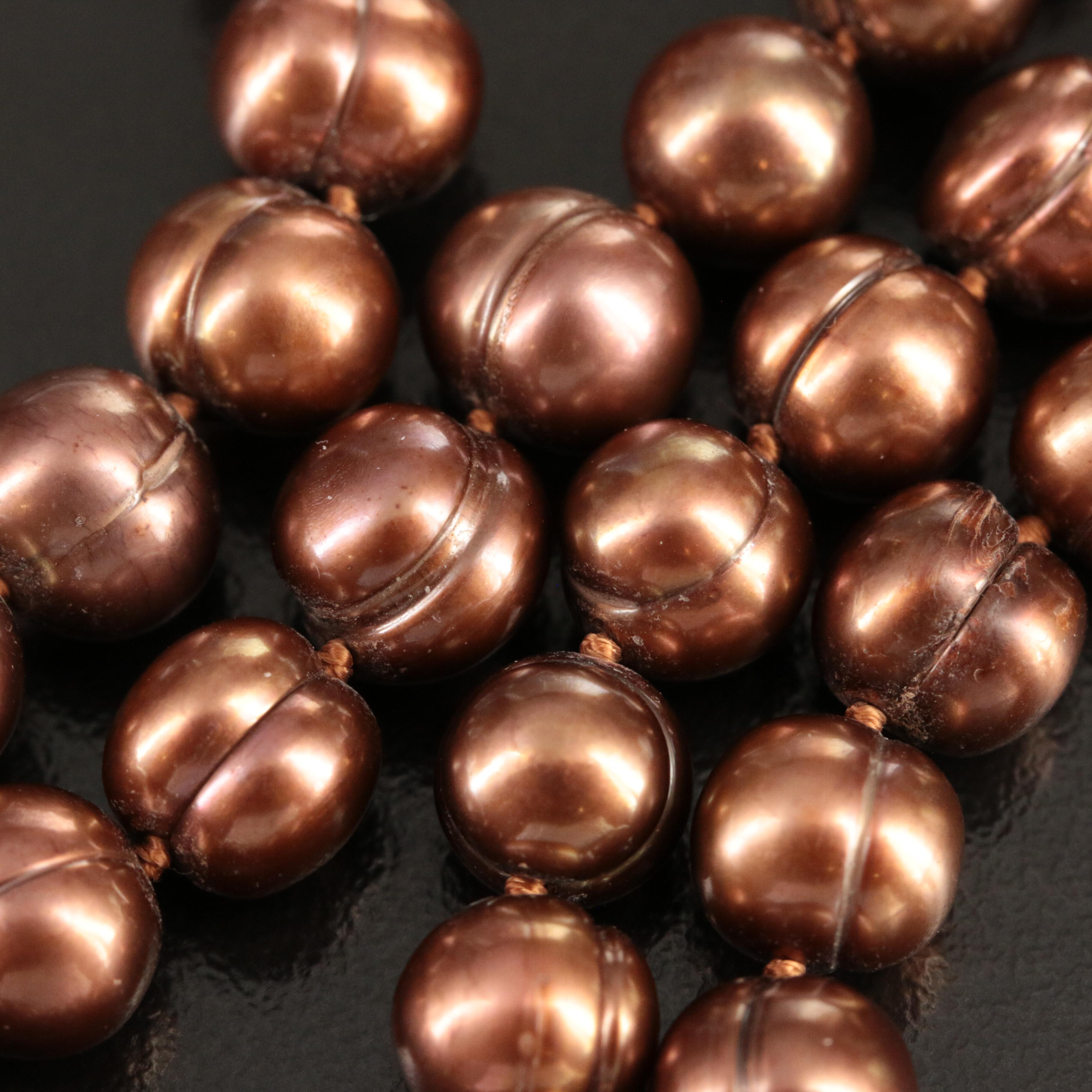 Pearl Necklace with 14K Clasp