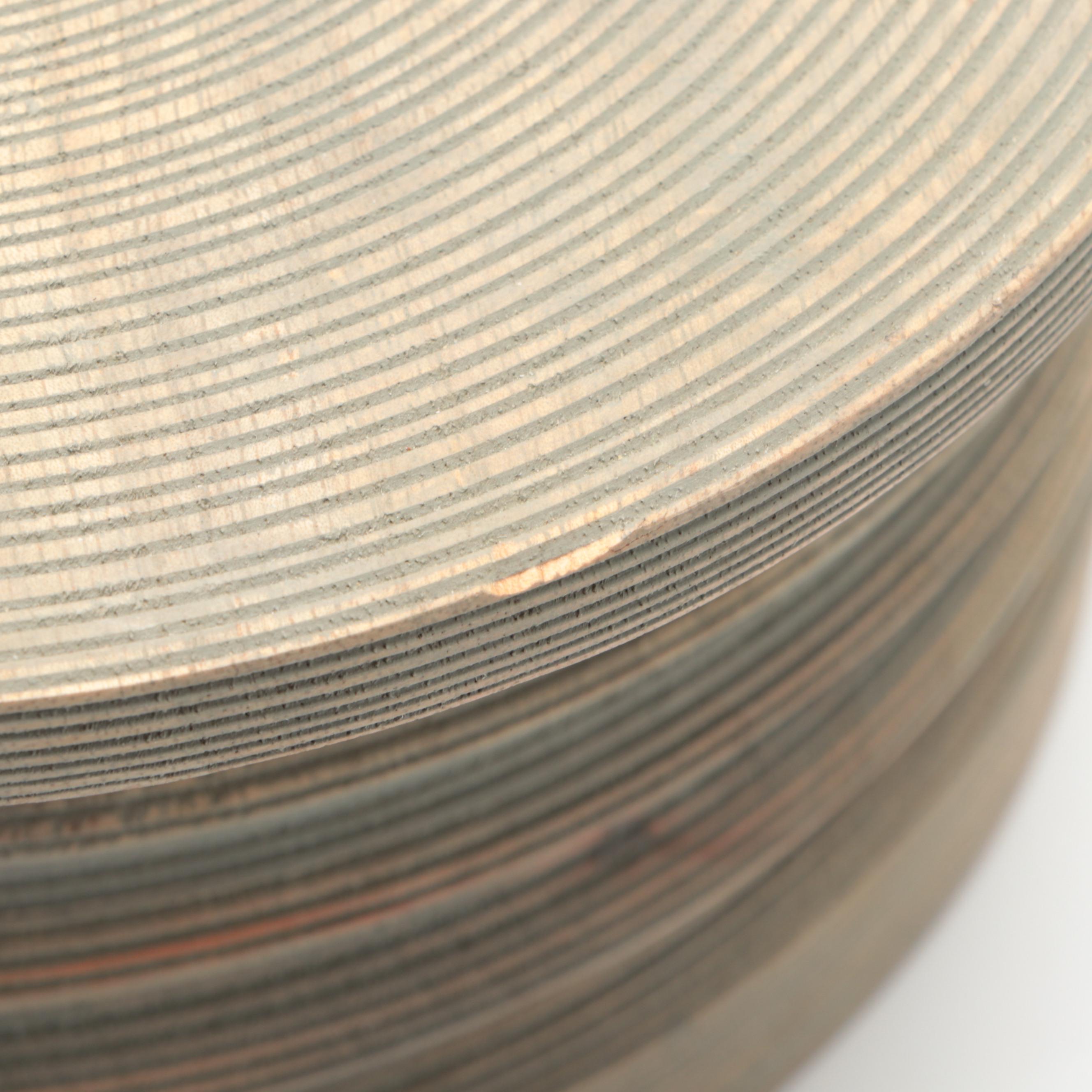 Twig Form Metal Centerpiece Bowl with Turned Wood Box and Resin Cherry