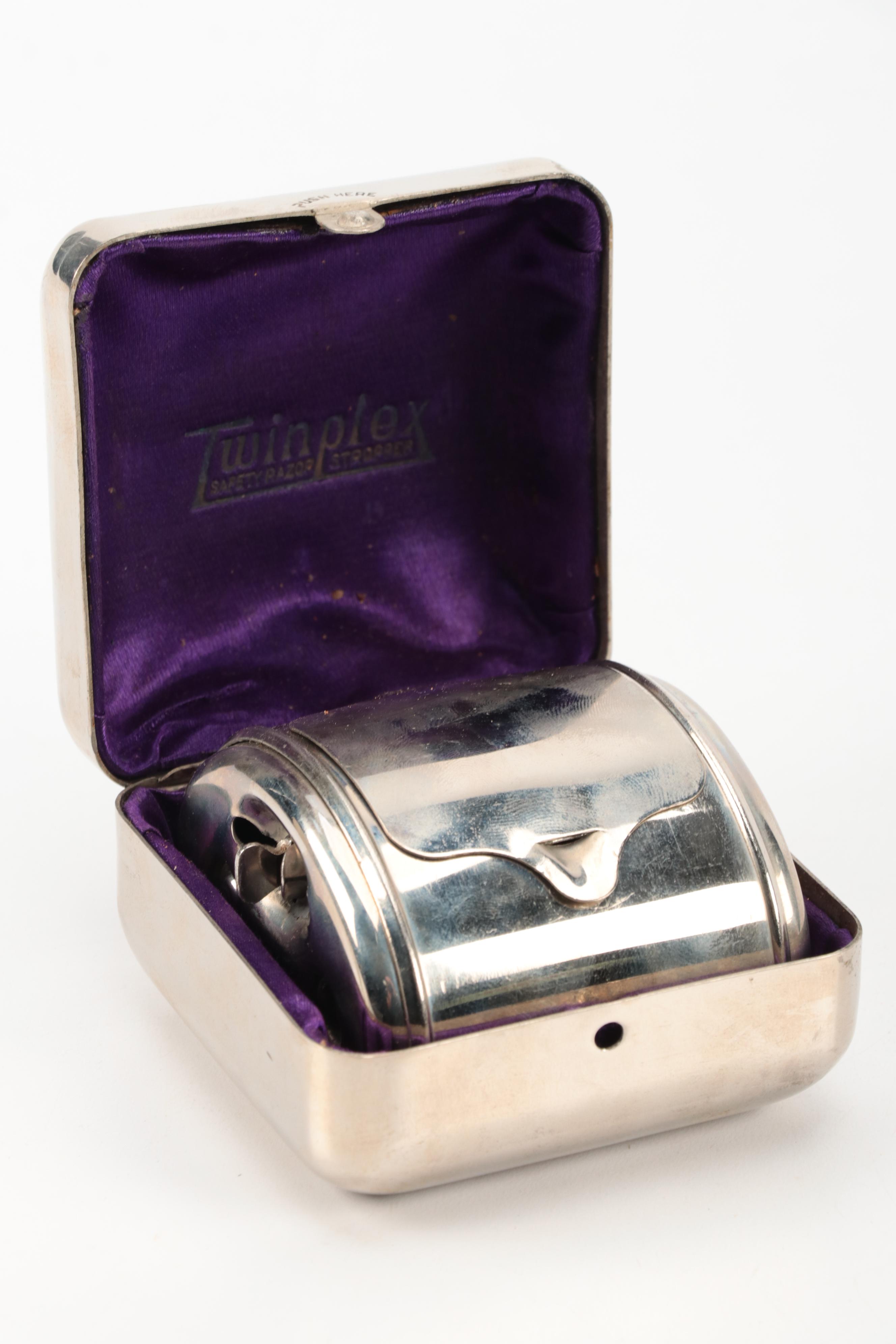 Chicago World's Fair Cigarette Holder and Ashtray with Razor Stropper and More