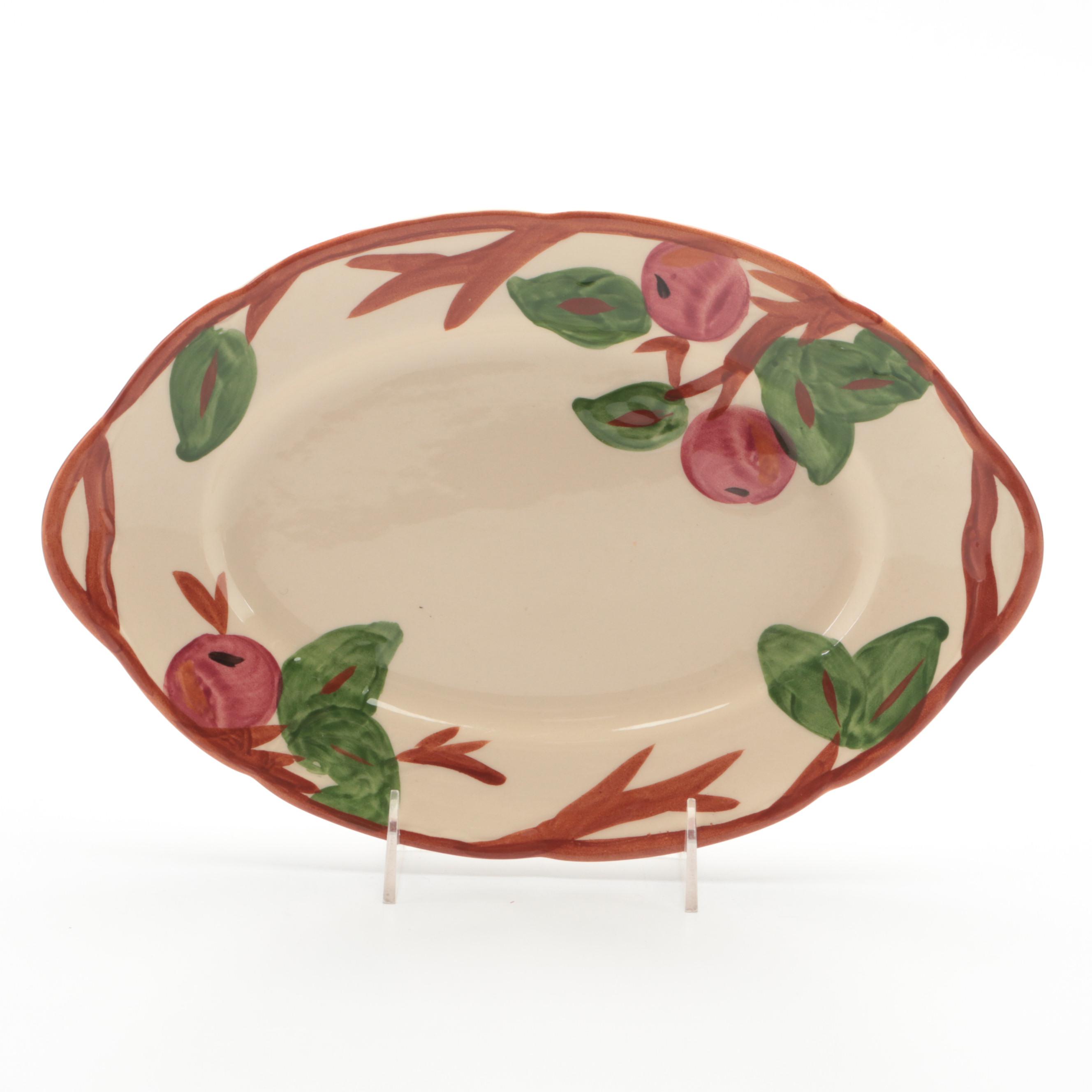 Franciscan "Apple"  Earthenware Platter and Tableware, 1985-2003