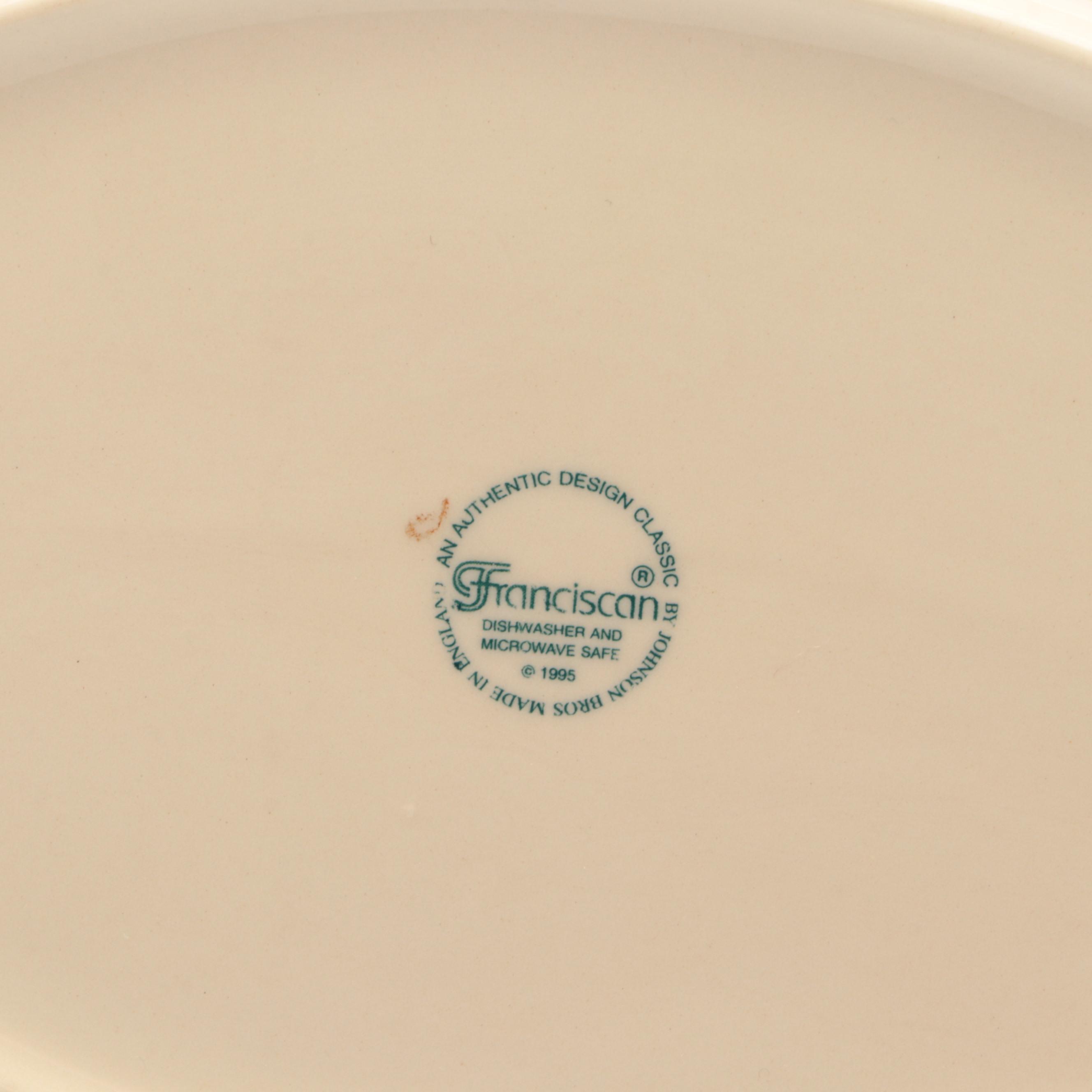 Franciscan "Apple"  Earthenware Platter and Tableware, 1985-2003