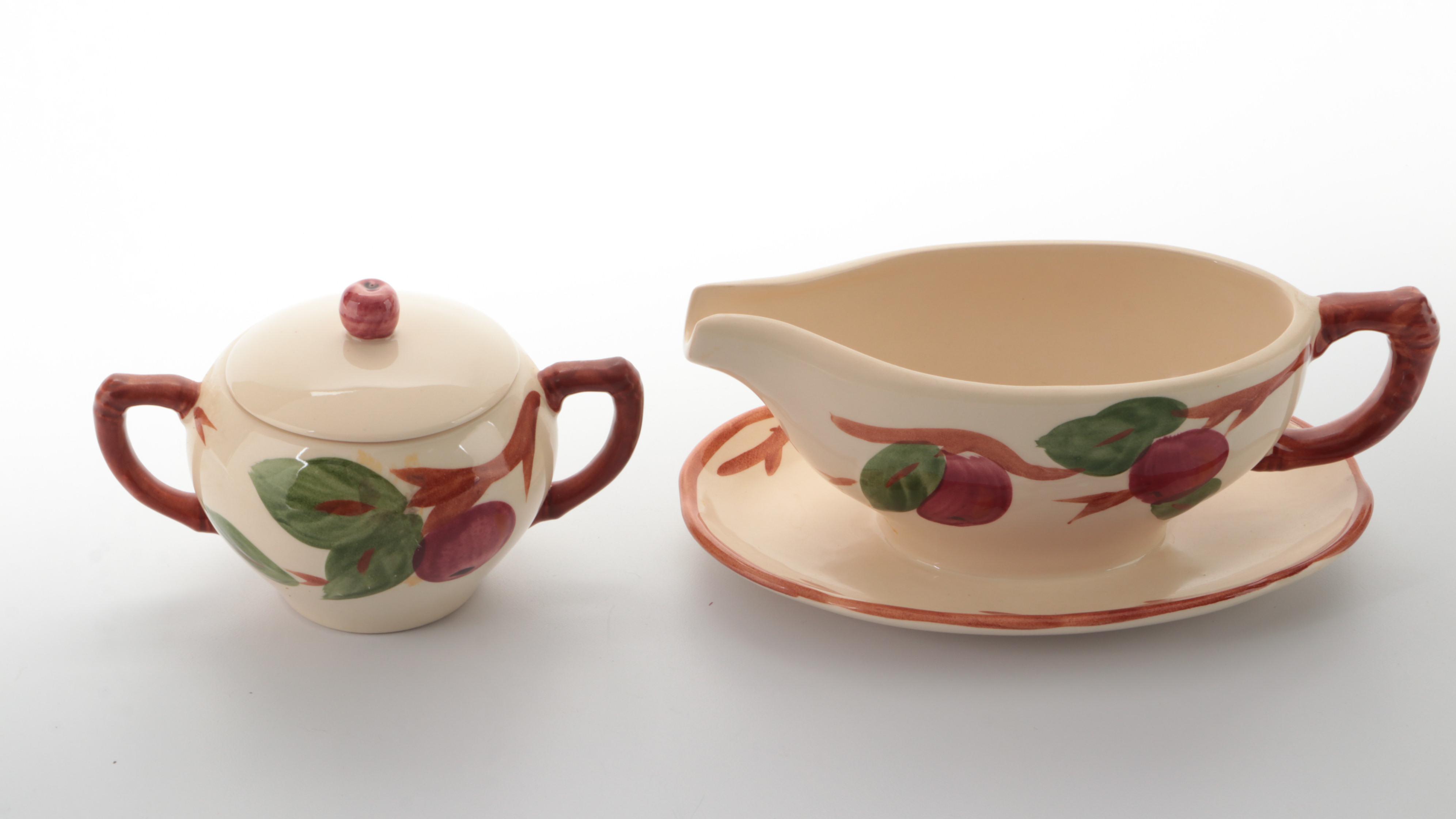 Franciscan "Apple"  Earthenware Platter and Tableware, 1985-2003