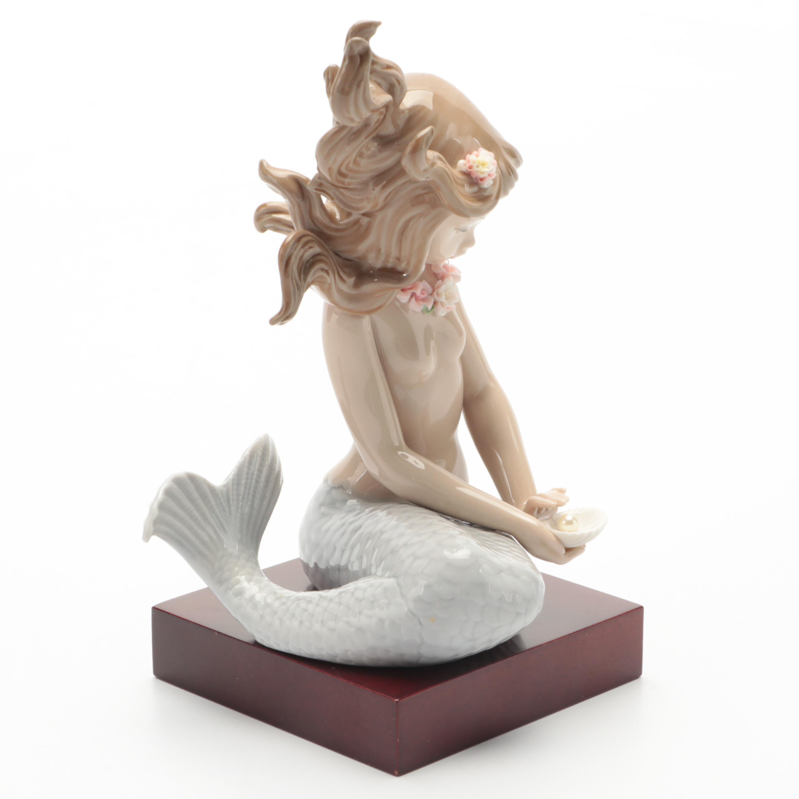 Lladró "Mirage" Porcelain Mermaid Figurine Designed by José Puche