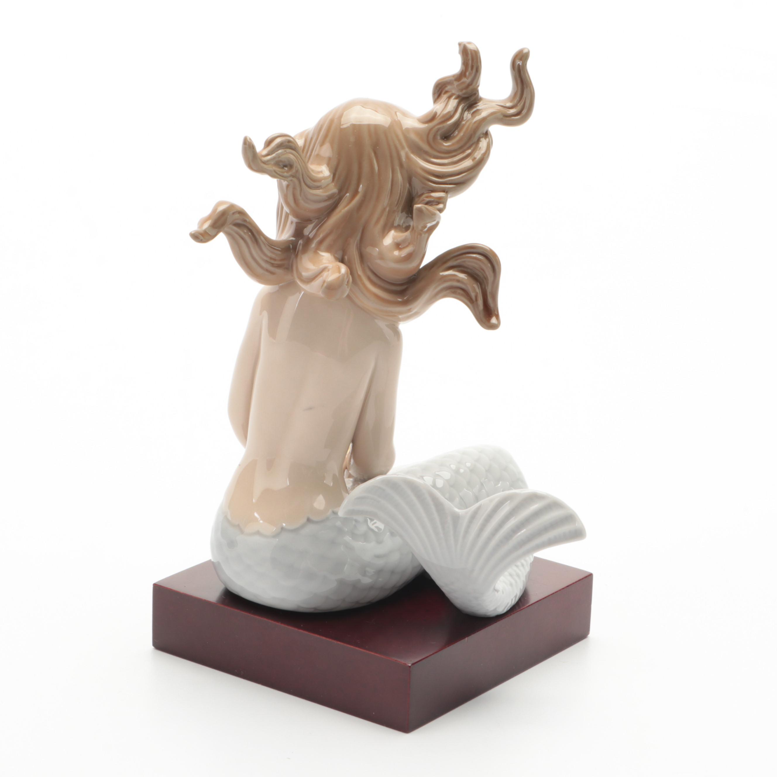 Lladró "Mirage" Porcelain Mermaid Figurine Designed by José Puche