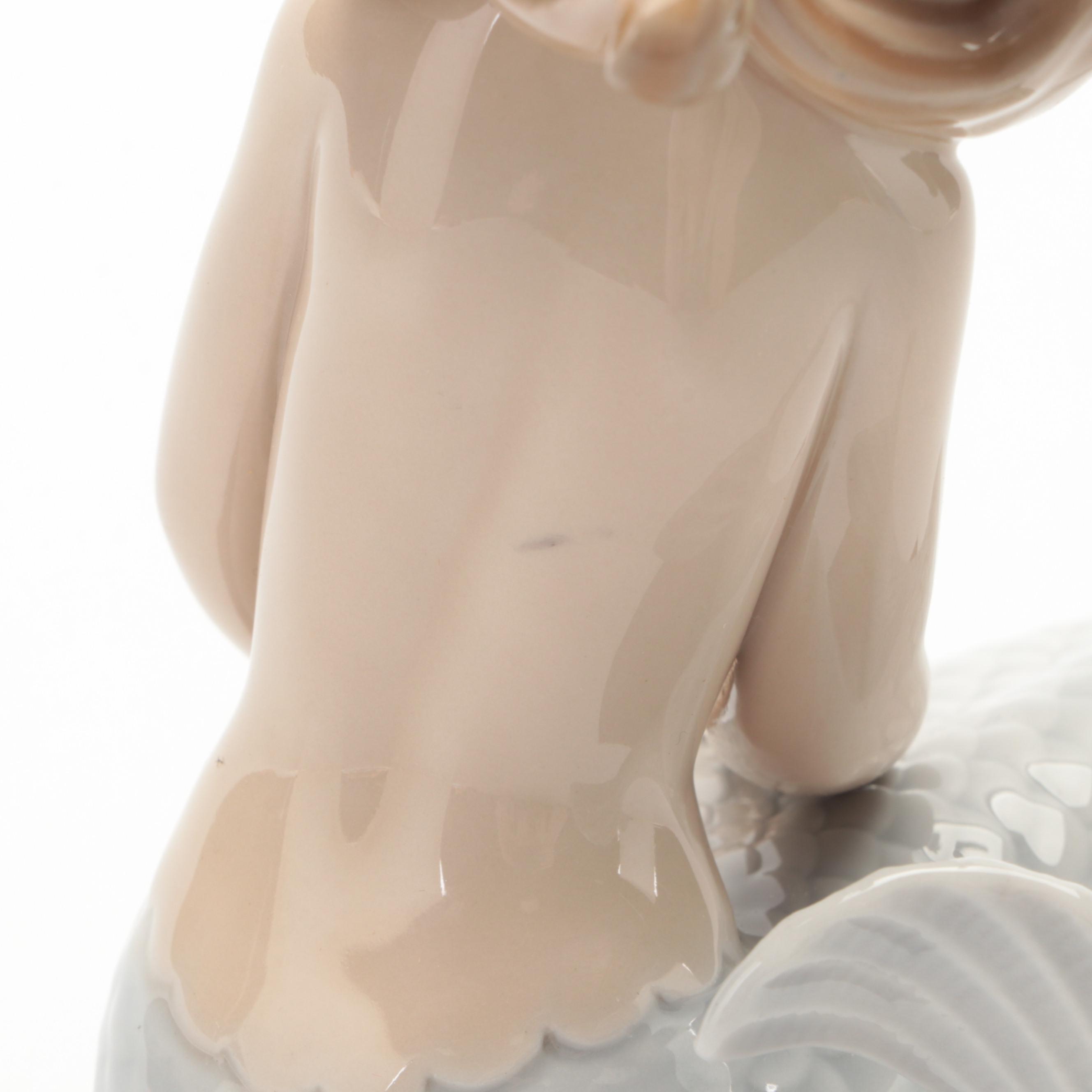 Lladró "Mirage" Porcelain Mermaid Figurine Designed by José Puche