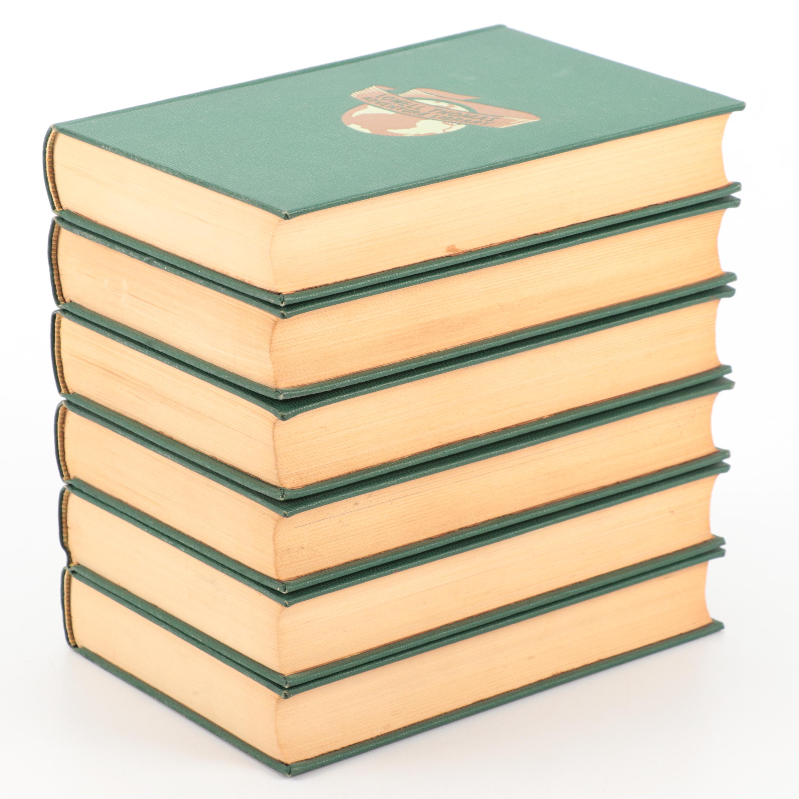 "Lowell Thomas Adventure Library" Six-Volume Set, Mid-20th Century