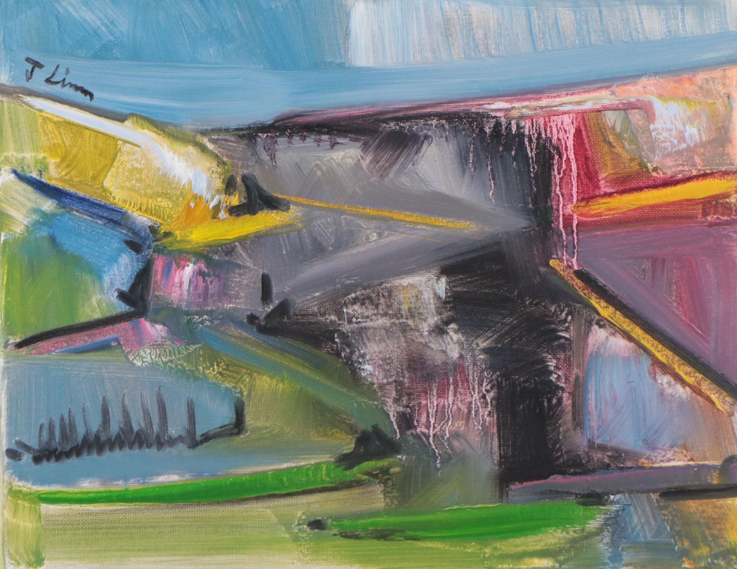 José M. Lima Landscape Oil Painting, 2023