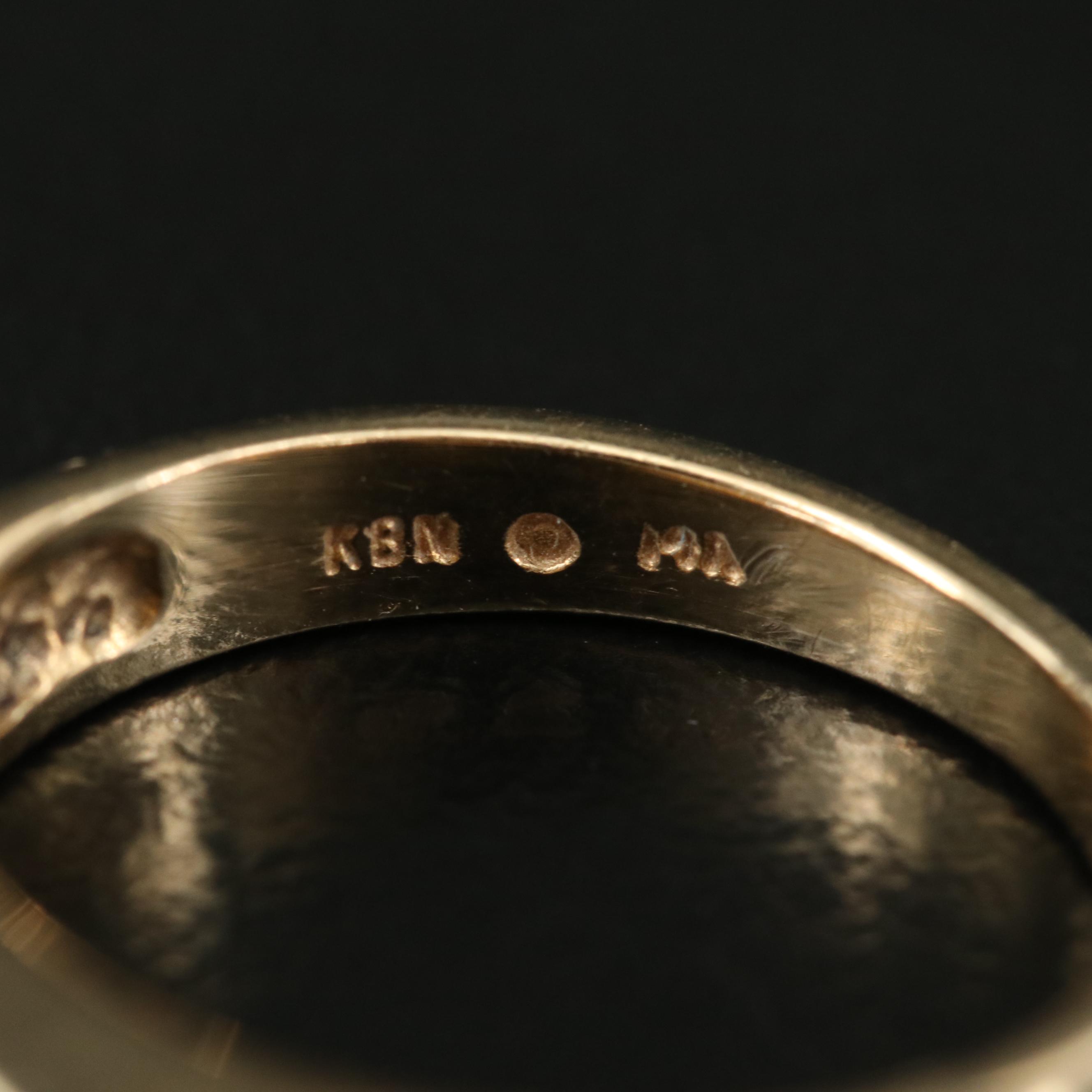 Kabana 14K Diamond and Turquoise Ring