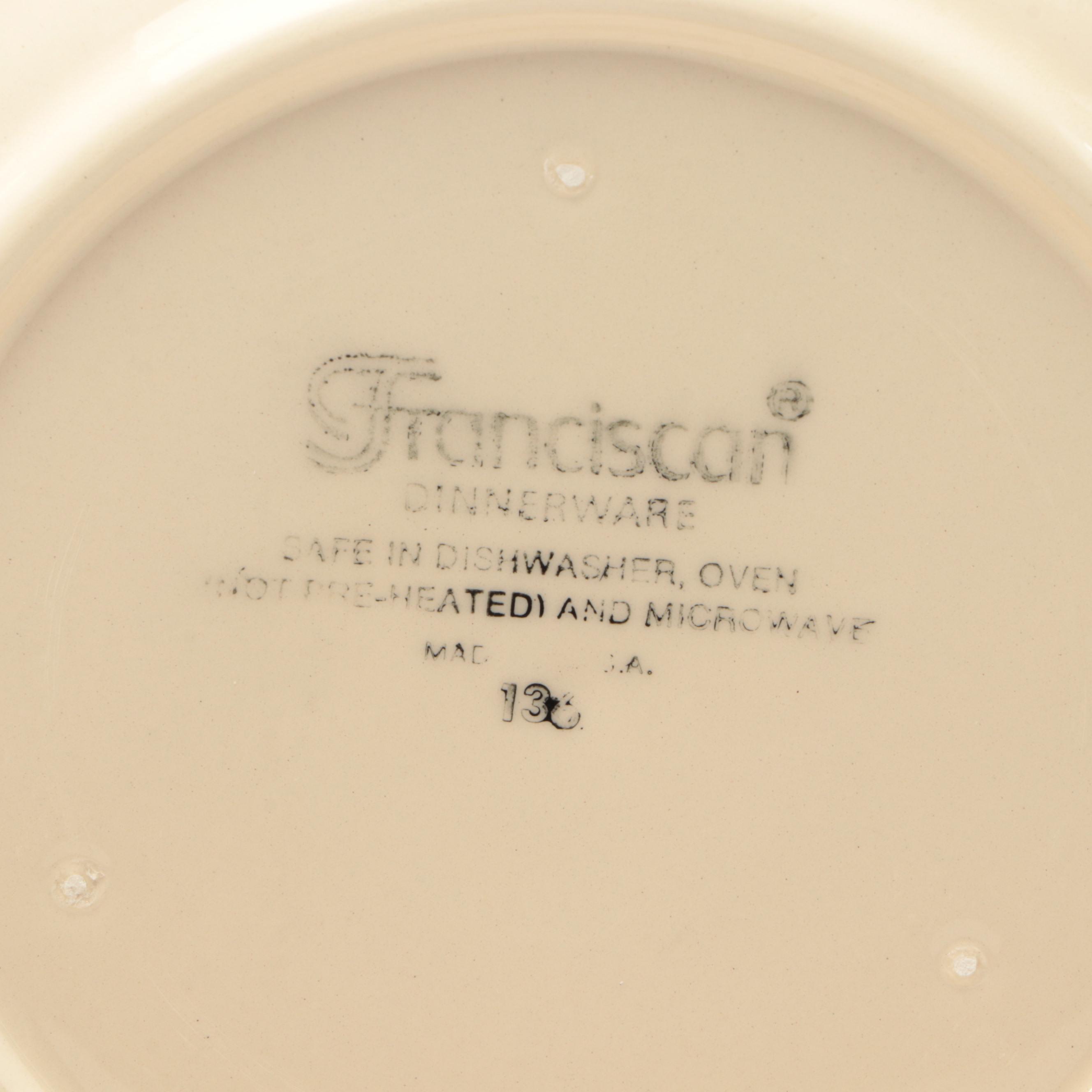 Franciscan "Fresh Fruit" Earthenware Dinnerware and Serveware, 1980-1983