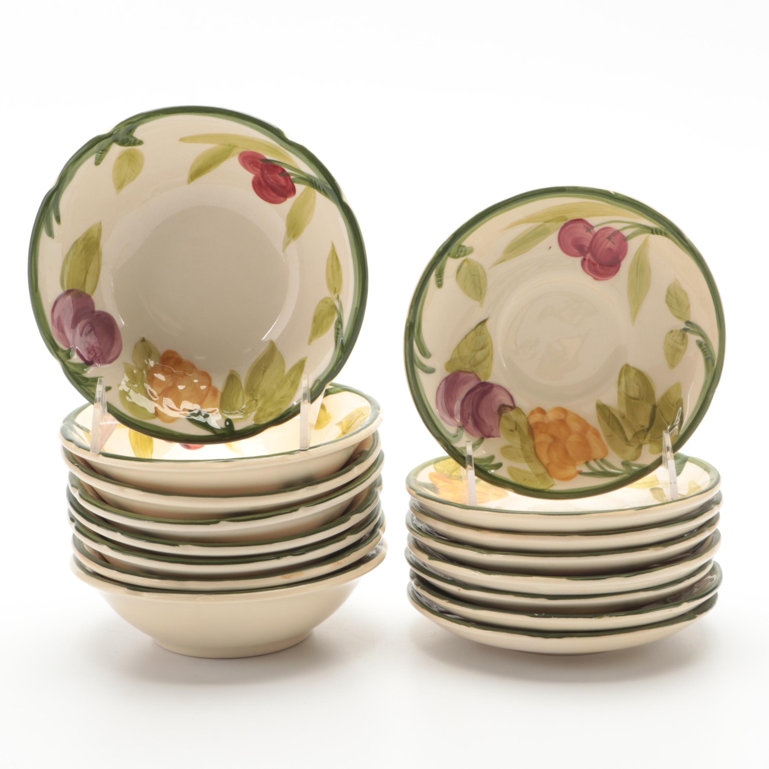 Franciscan "Fresh Fruit" Earthenware Dinnerware and Serveware, 1980-1983