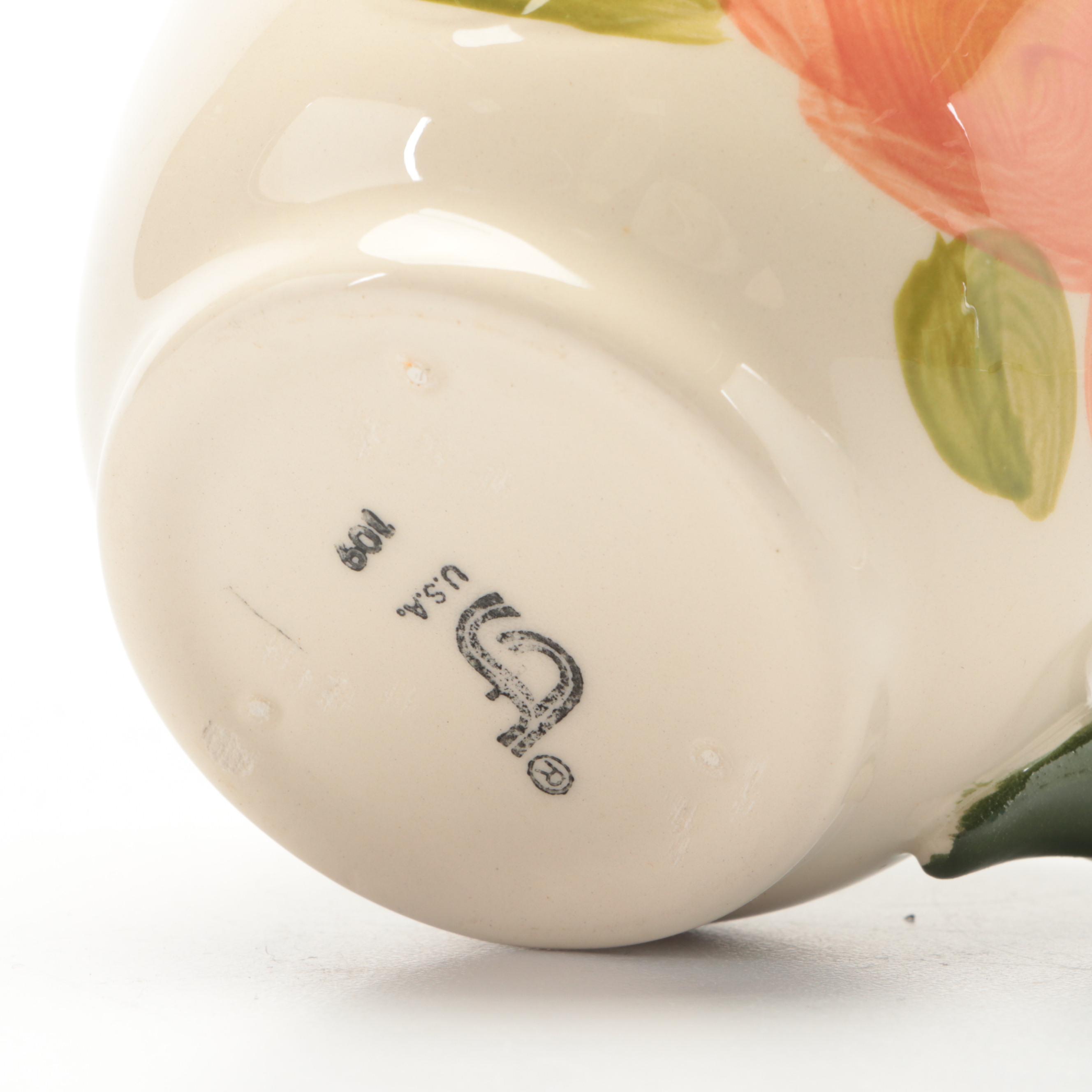 Franciscan "Fresh Fruit" Earthenware Dinnerware and Serveware, 1980-1983