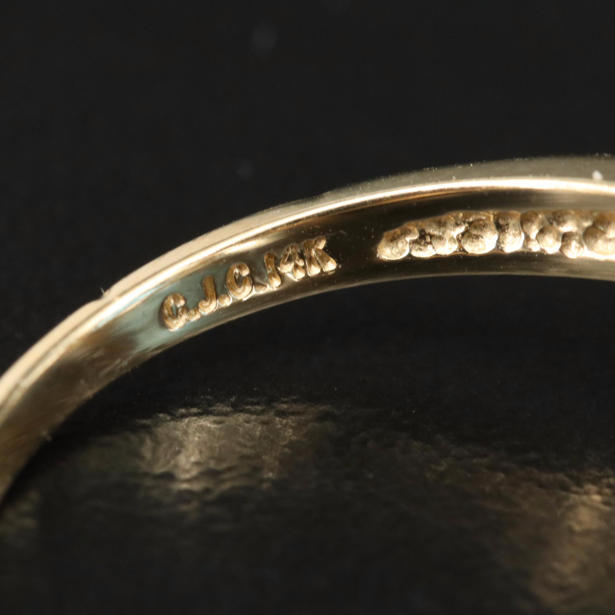 14K 8.80 CT Topaz Ring