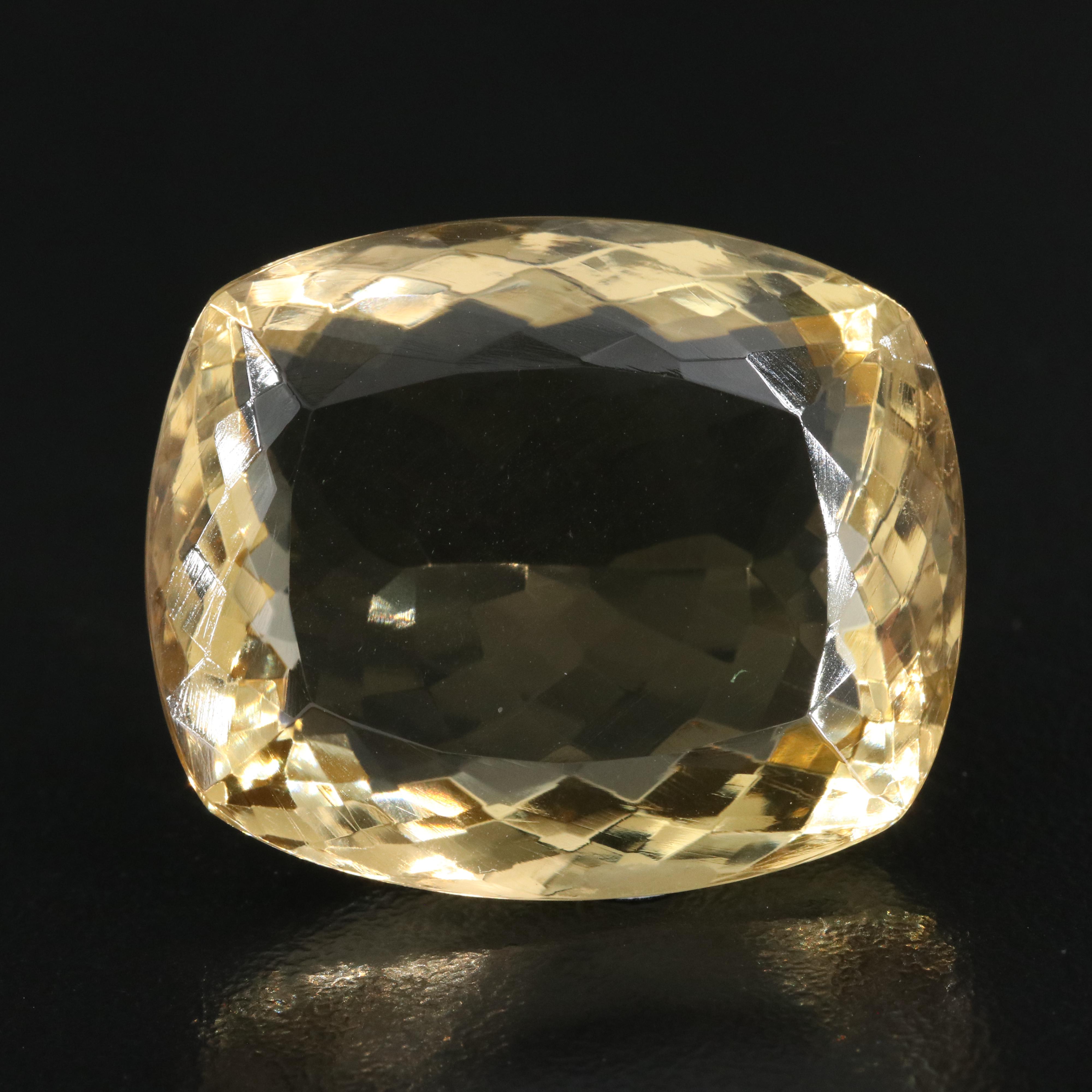 Loose 54.95 CT Citrine