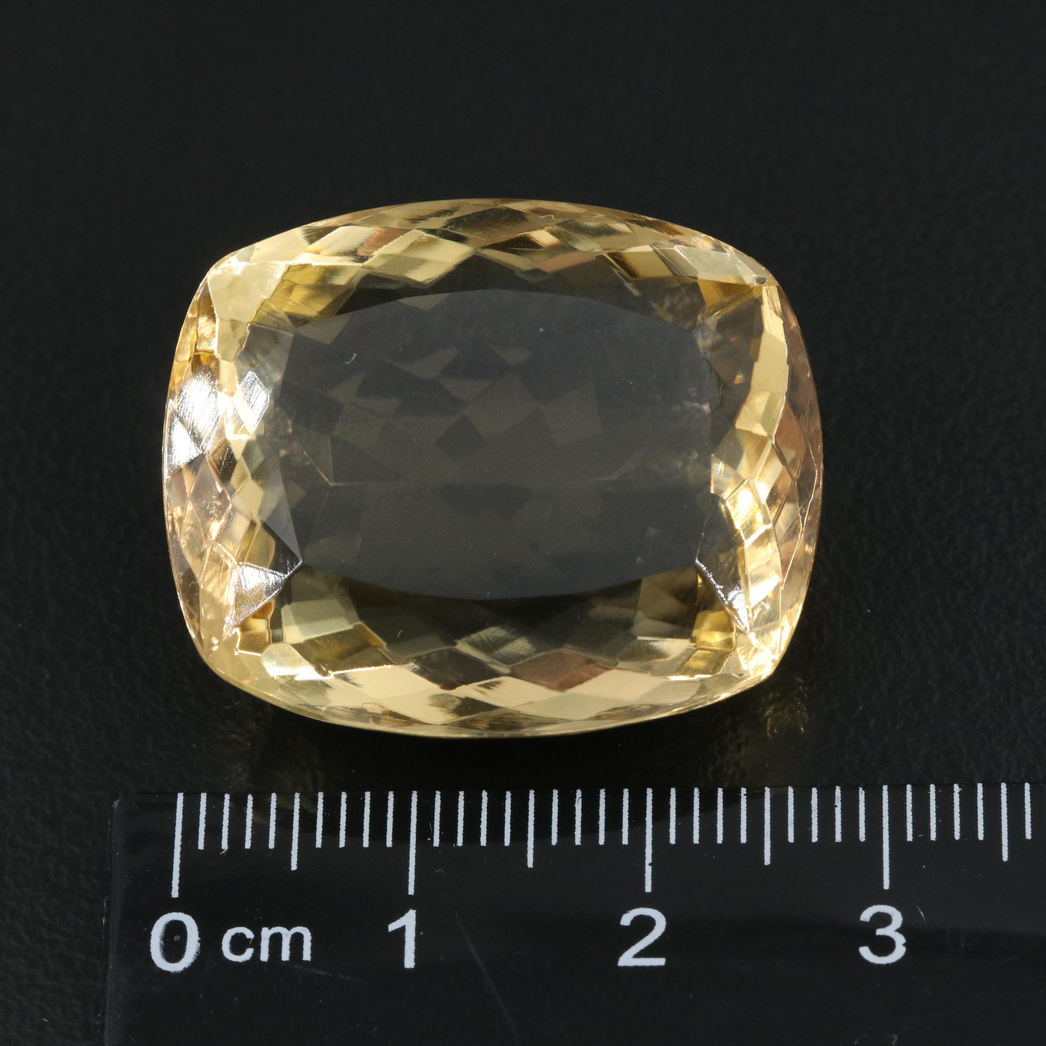 Loose 54.95 CT Citrine