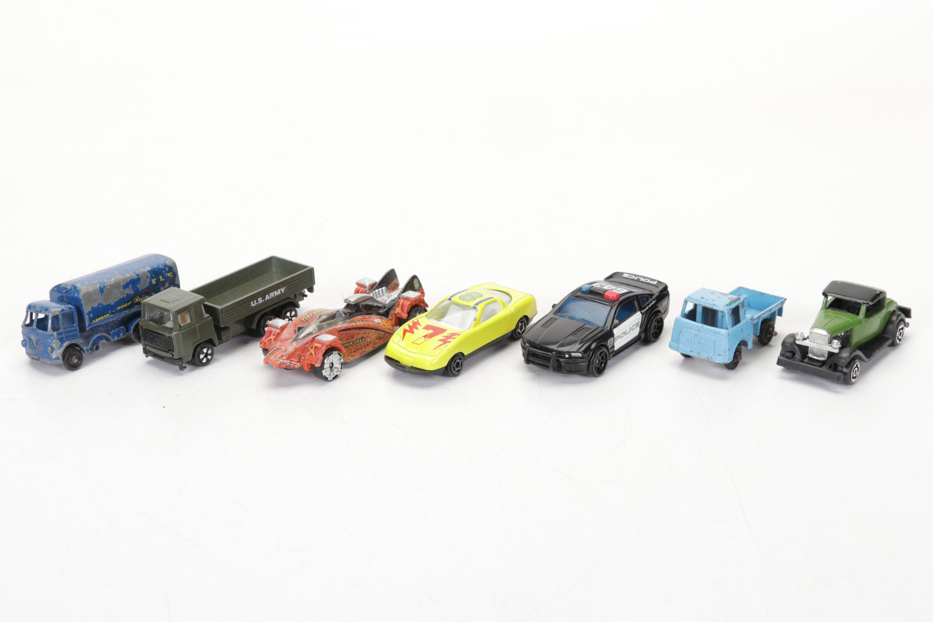 Lesney, Ertl, Hot Wheels, Maisto, Funline with Other Diecast Toy Cars