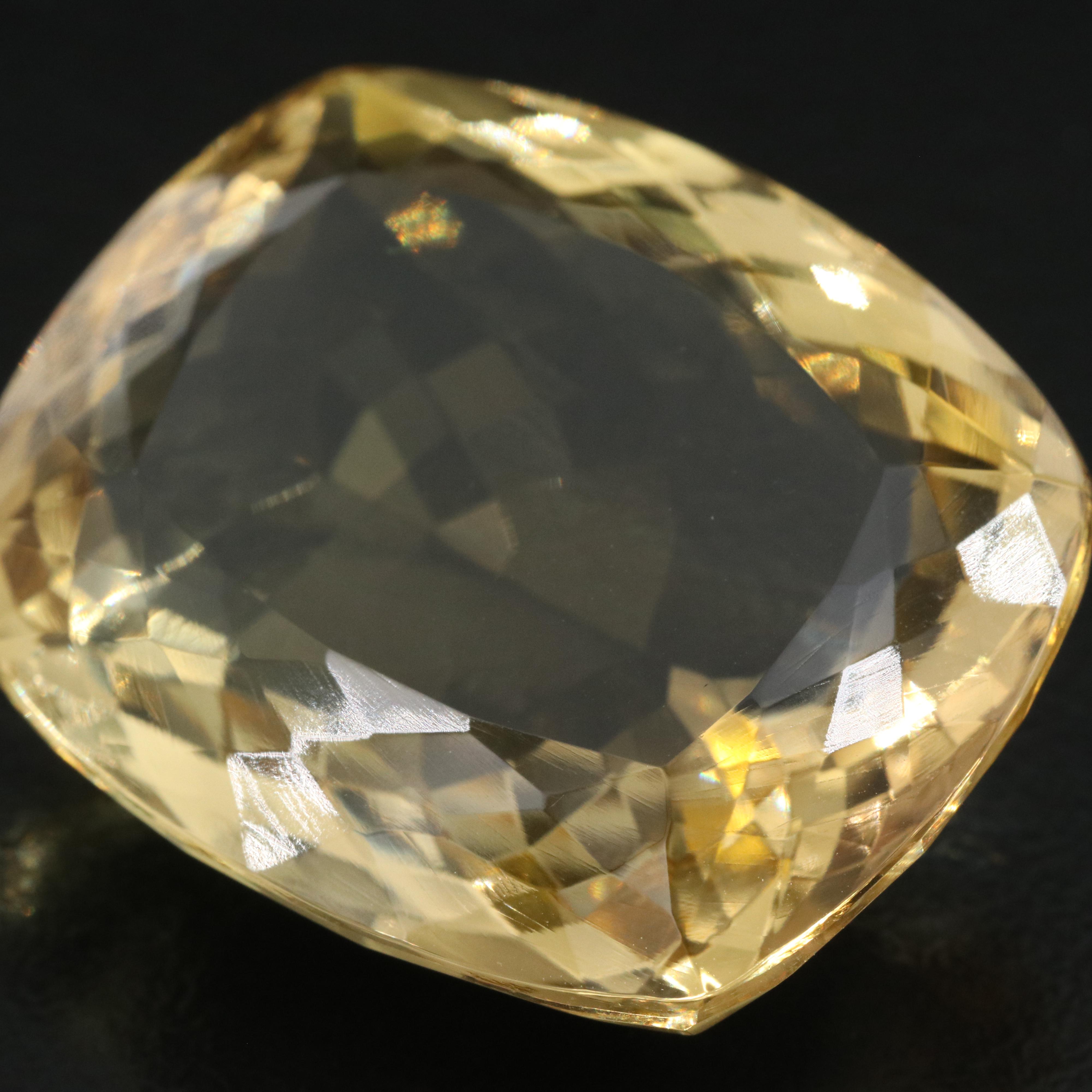 Loose 54.95 CT Citrine