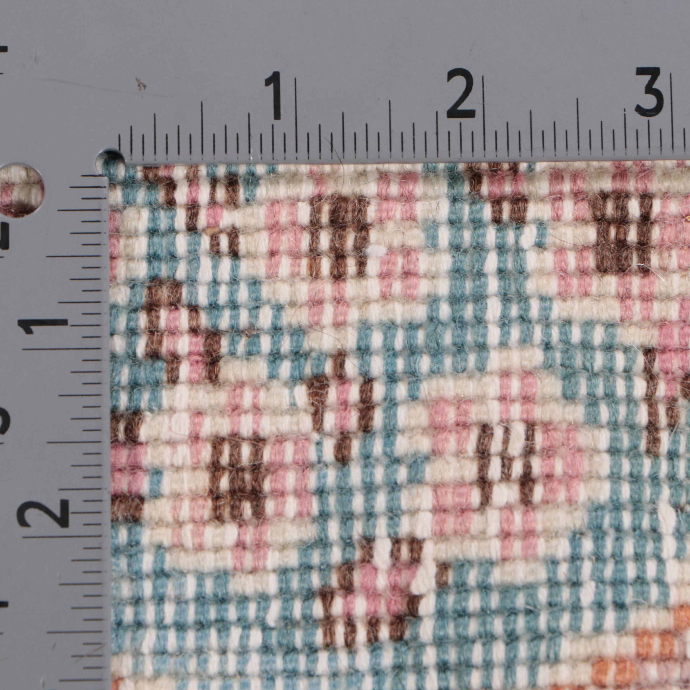 7'10 x 10'8 Hand-Knotted Persian Kerman Area Rug