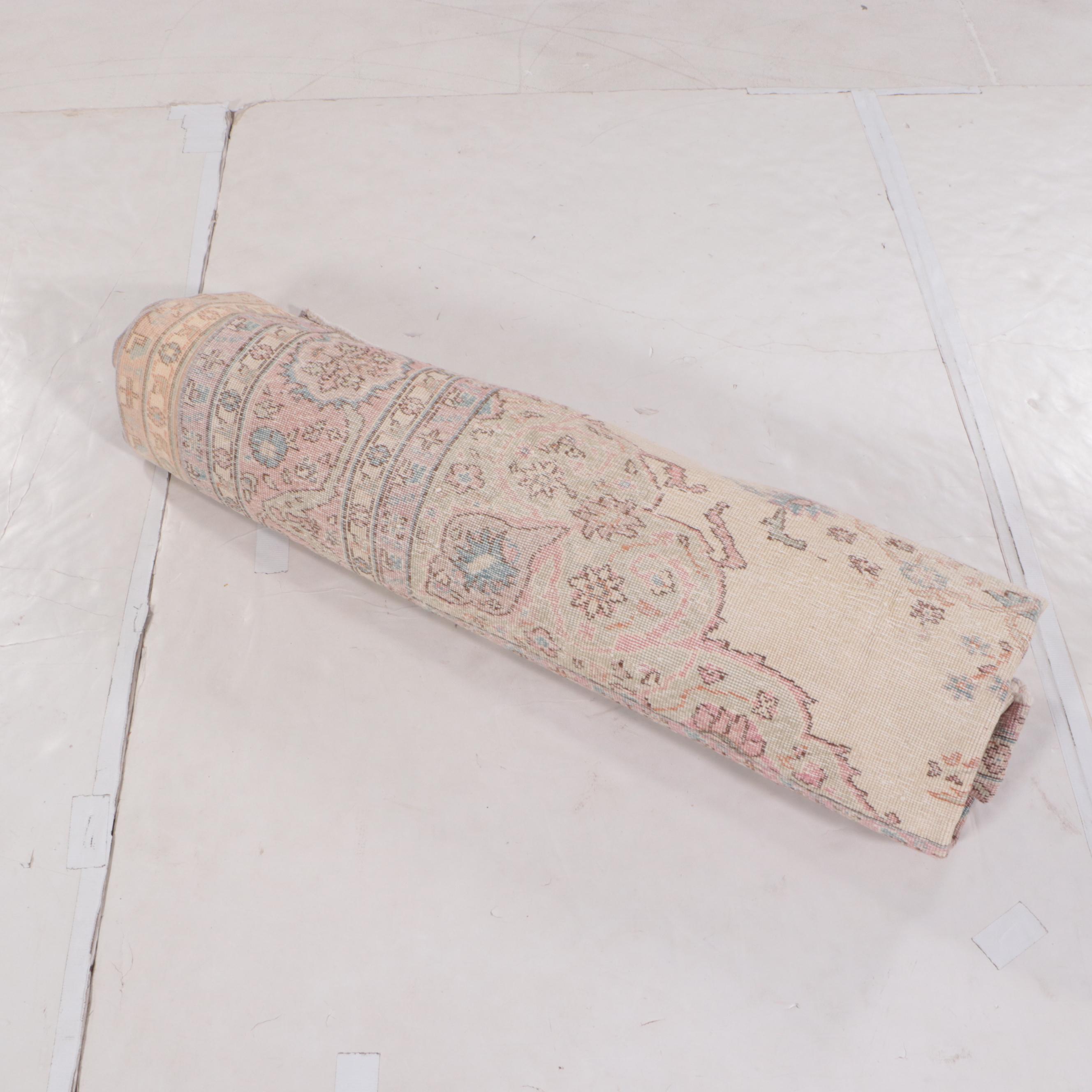 7'10 x 10'8 Hand-Knotted Persian Kerman Area Rug