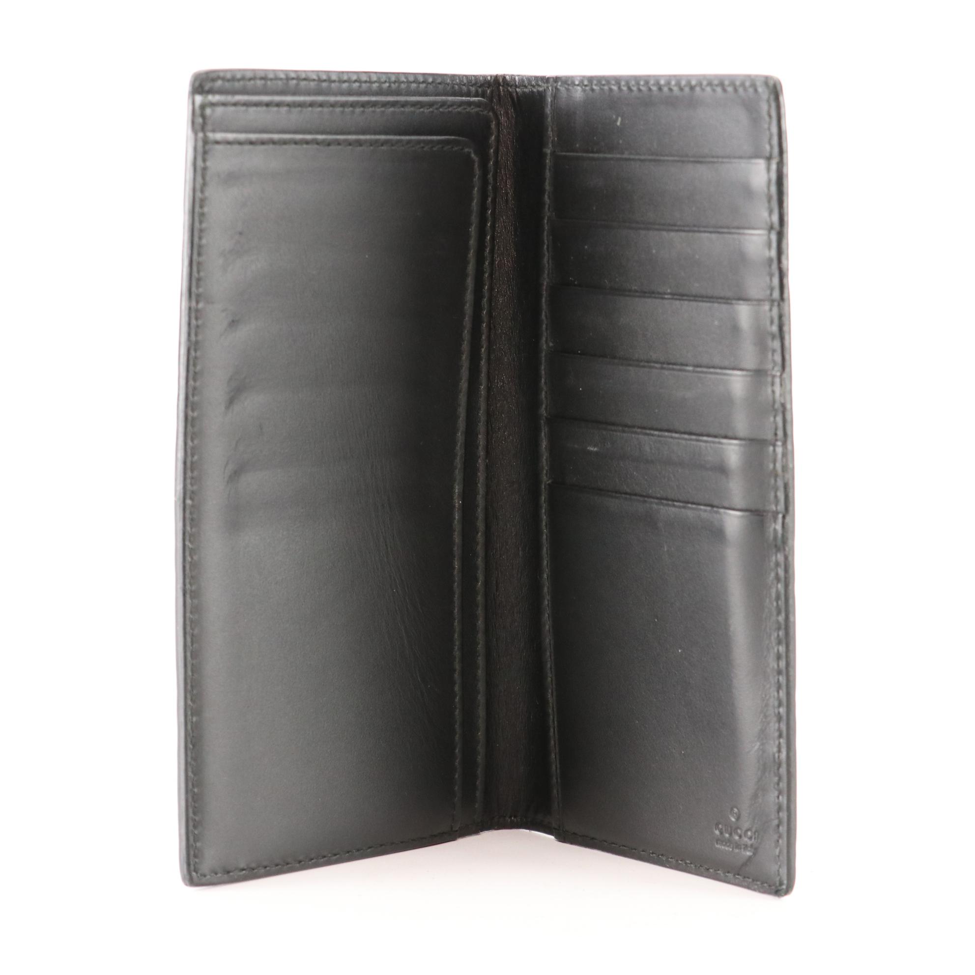 Gucci Checkbook Wallet in GG Embossed Leather