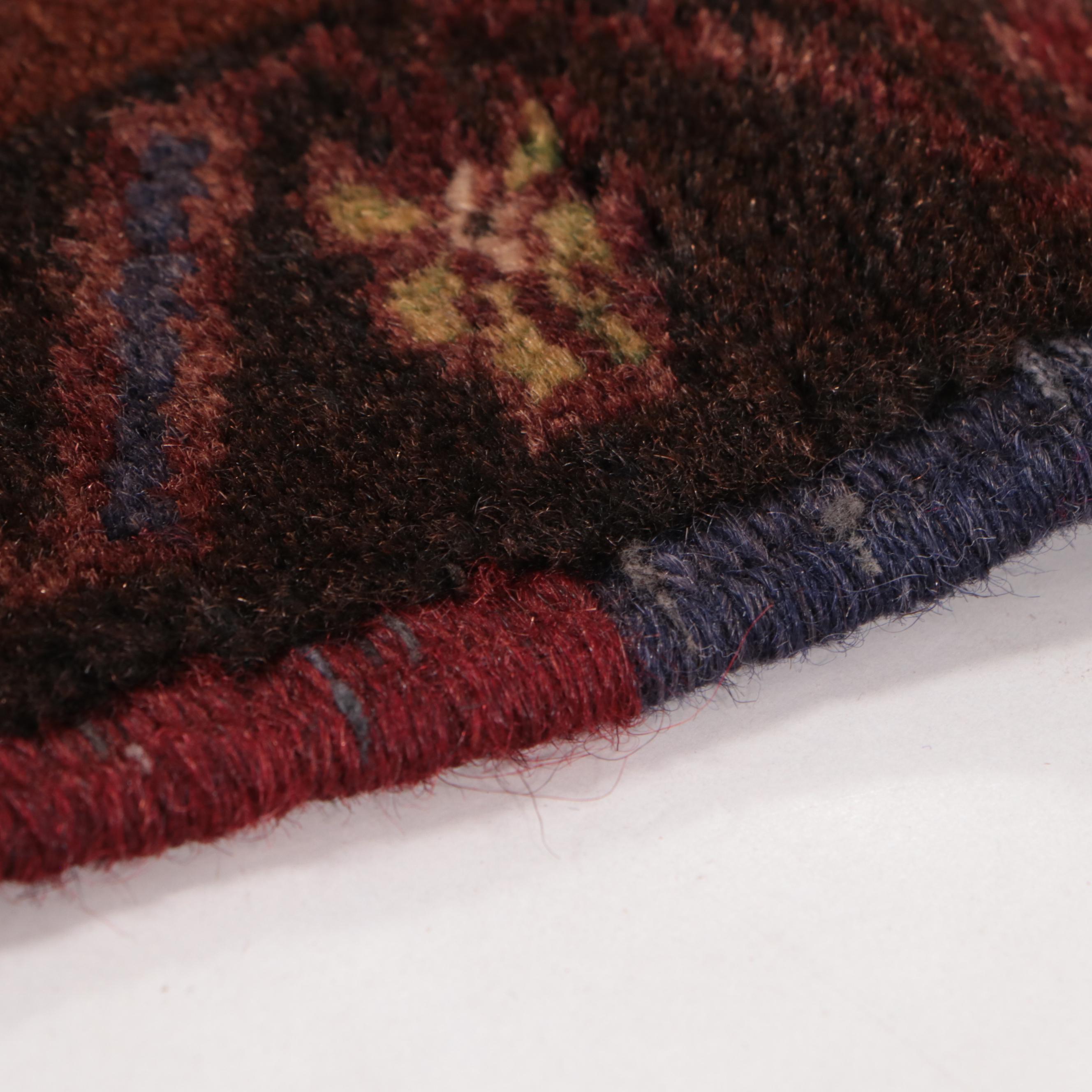 2'8 x 4'2 Hand-Knotted Afghan Baluch Prayer Rug