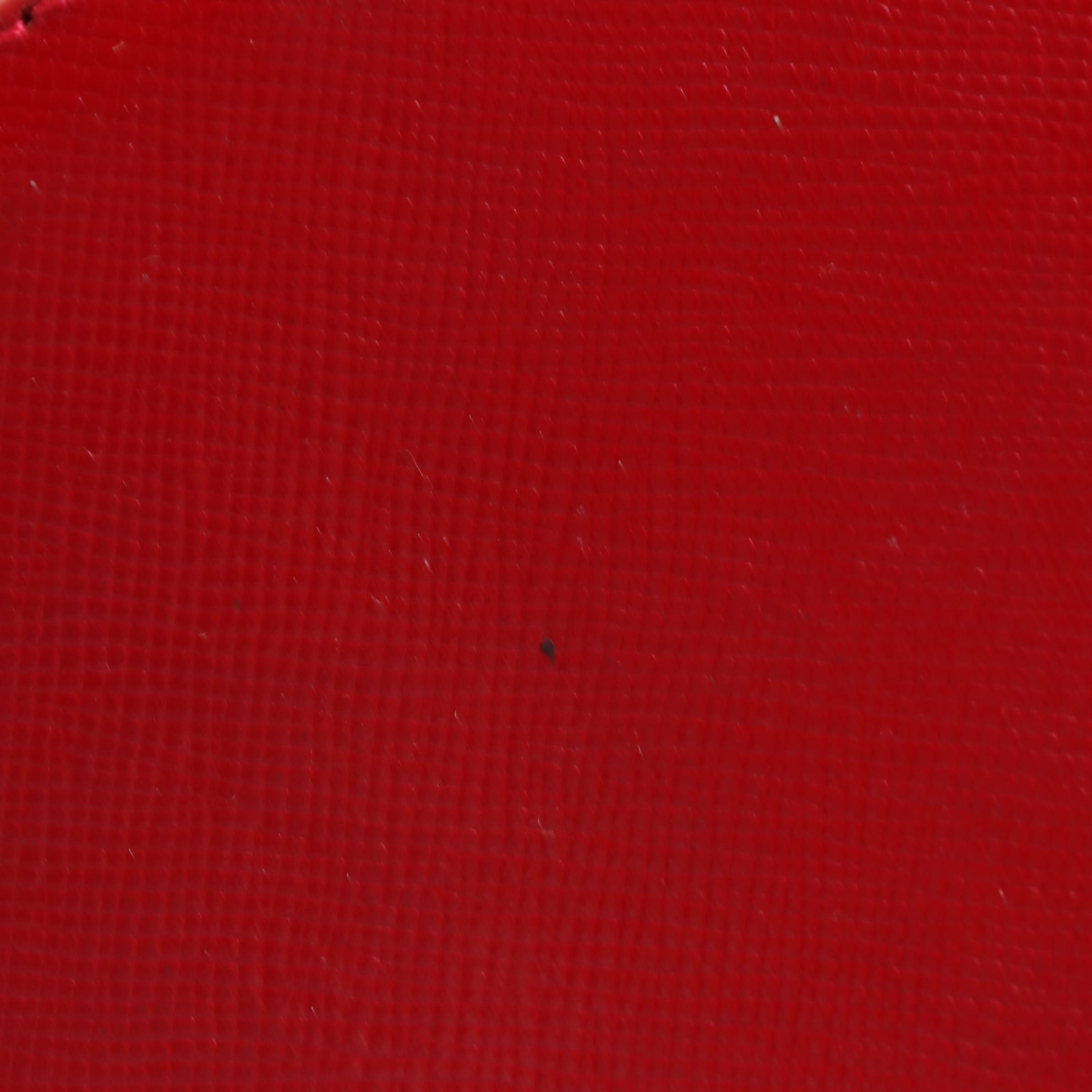 Burberry Tote in Haymarket Check Canvas and Red Cross Grain Textured Leather