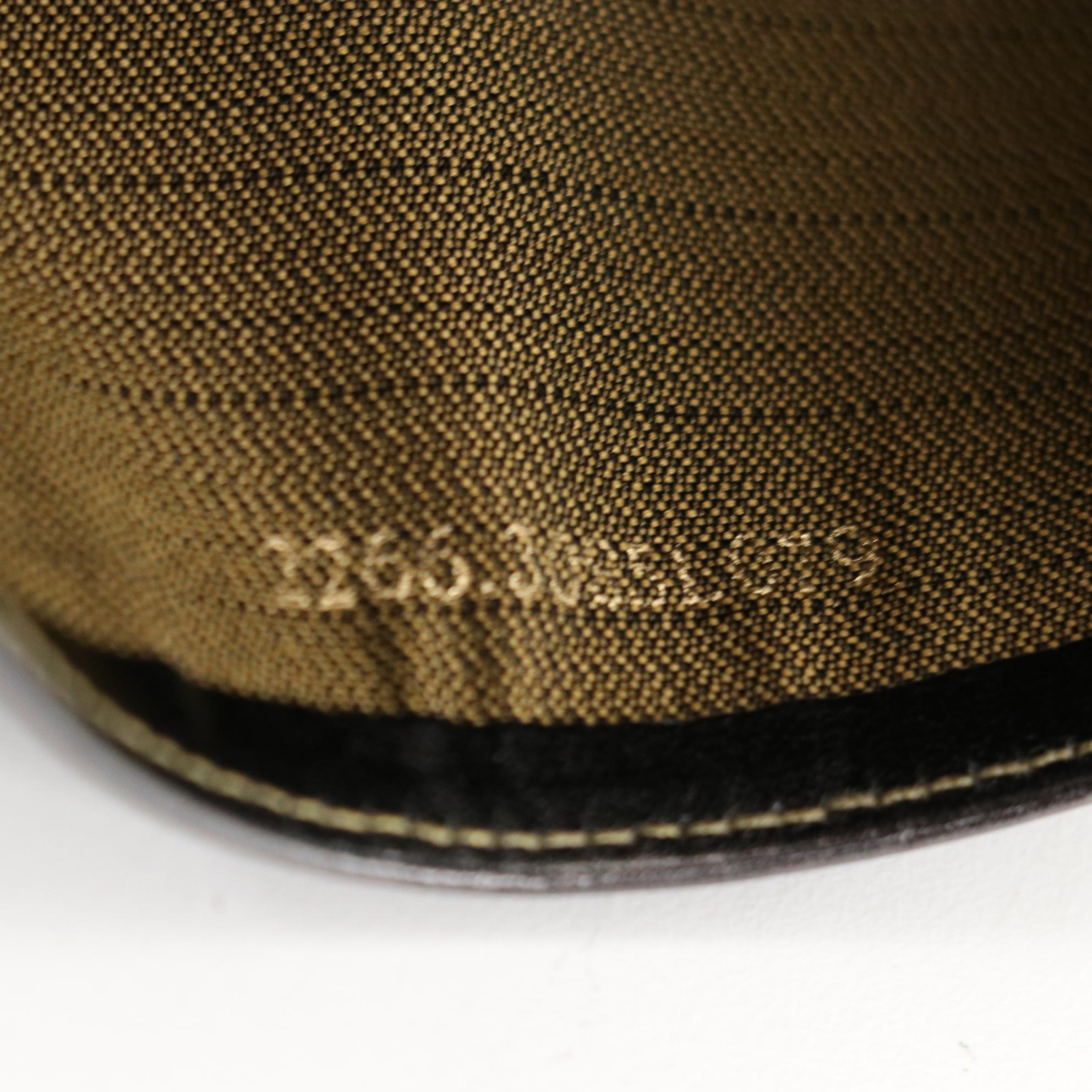 Fendi Zucca Canvas and Leather Continental Wallet