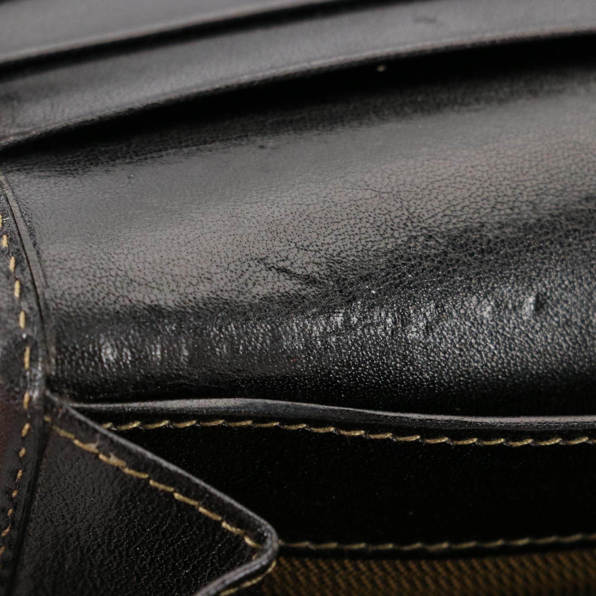 Fendi Zucca Canvas and Leather Continental Wallet