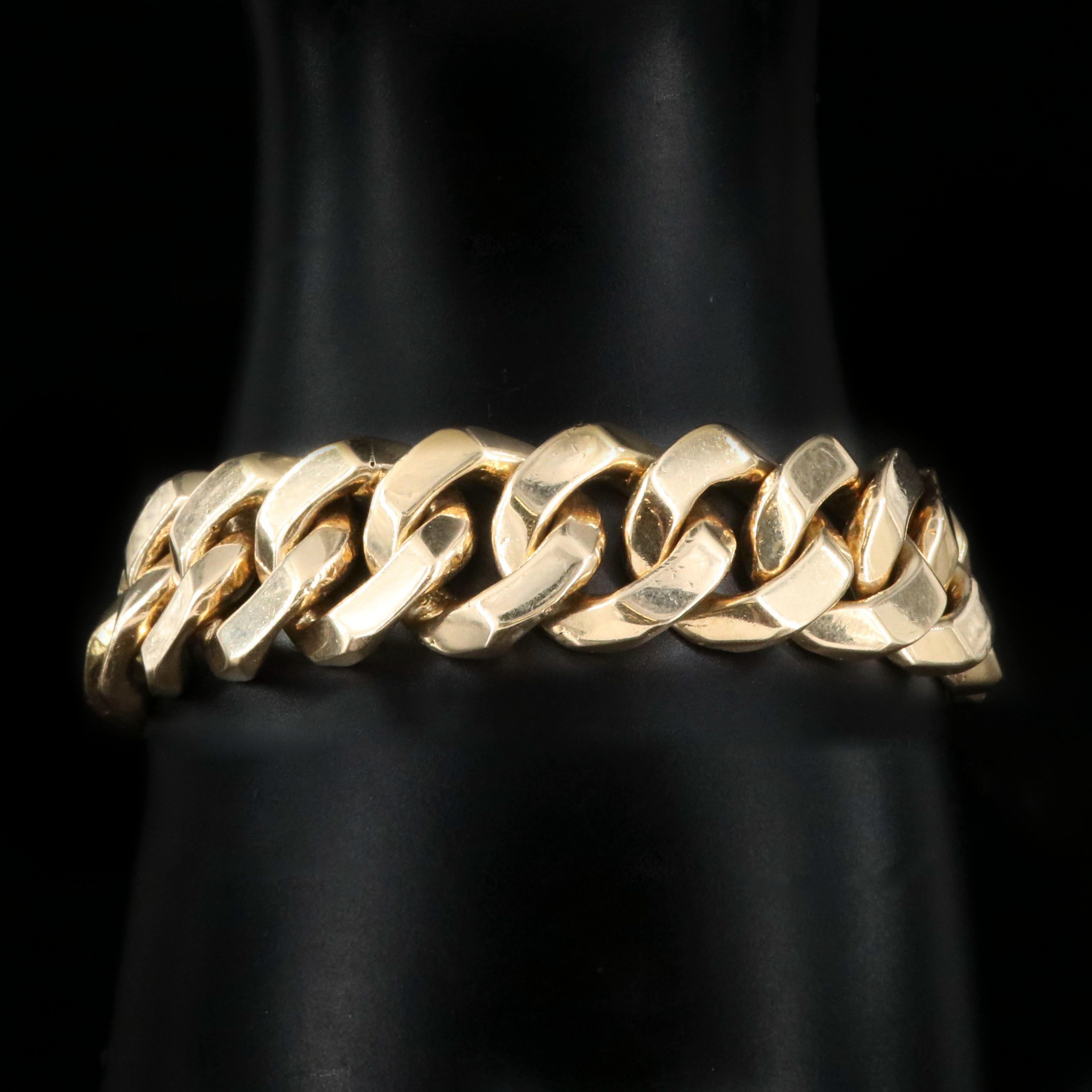 18K Curb Link Bracelet