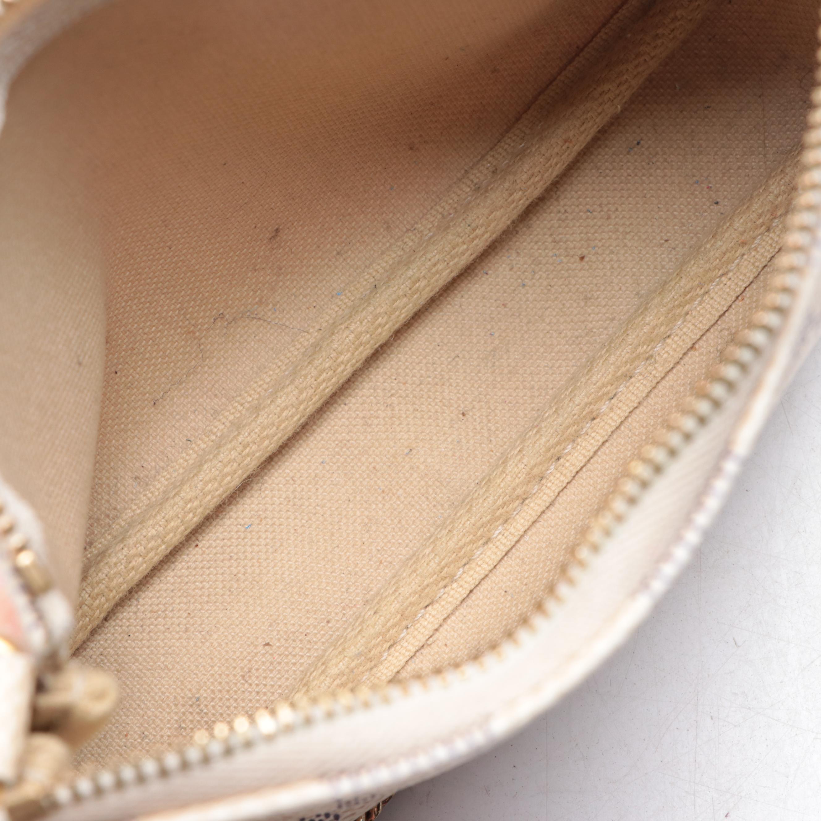 Louis Vuitton Mini Pochette Accessoires in Damier Azur Canvas