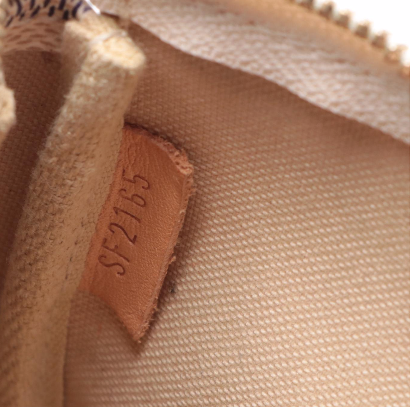 Louis Vuitton Mini Pochette Accessoires in Damier Azur Canvas