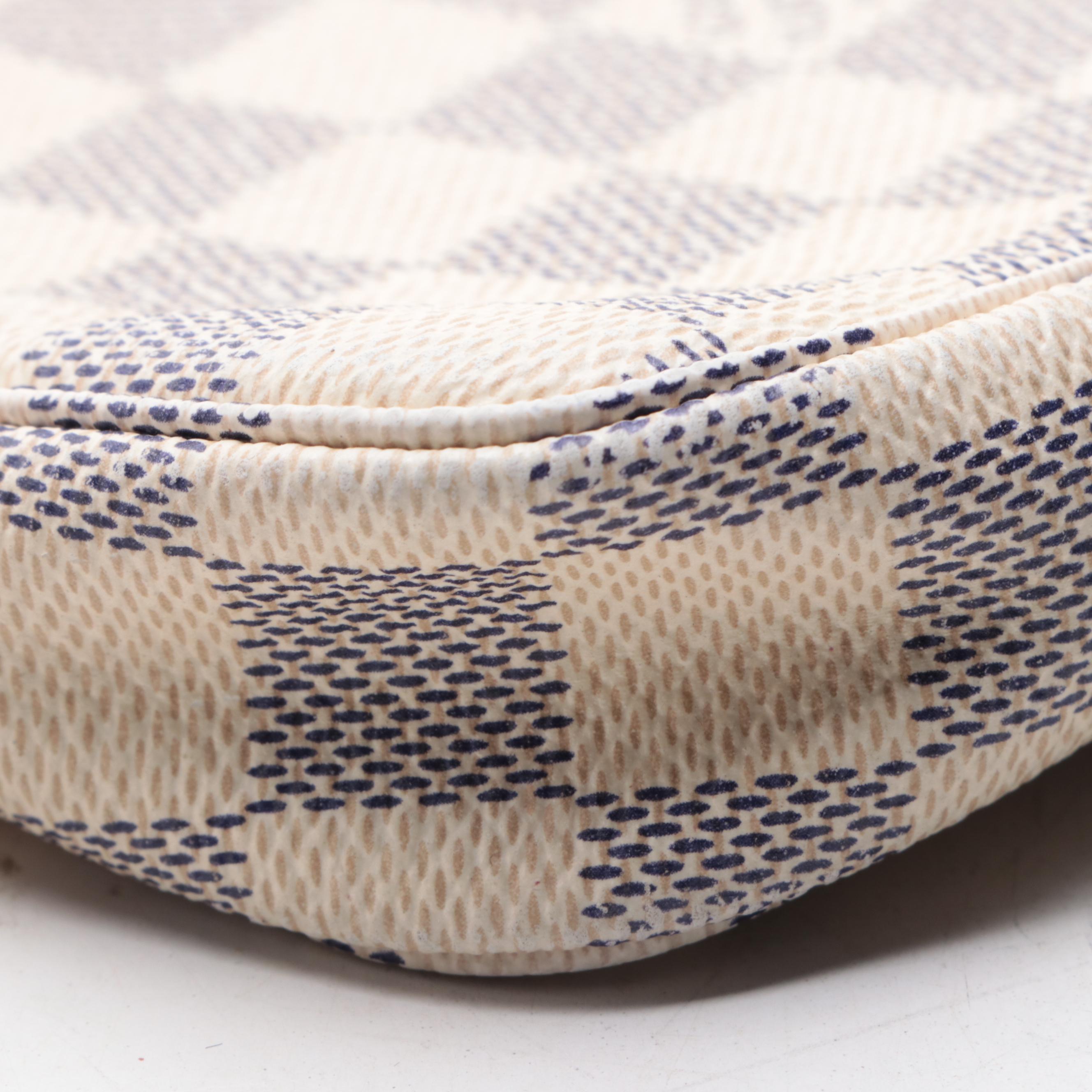 Louis Vuitton Mini Pochette Accessoires in Damier Azur Canvas