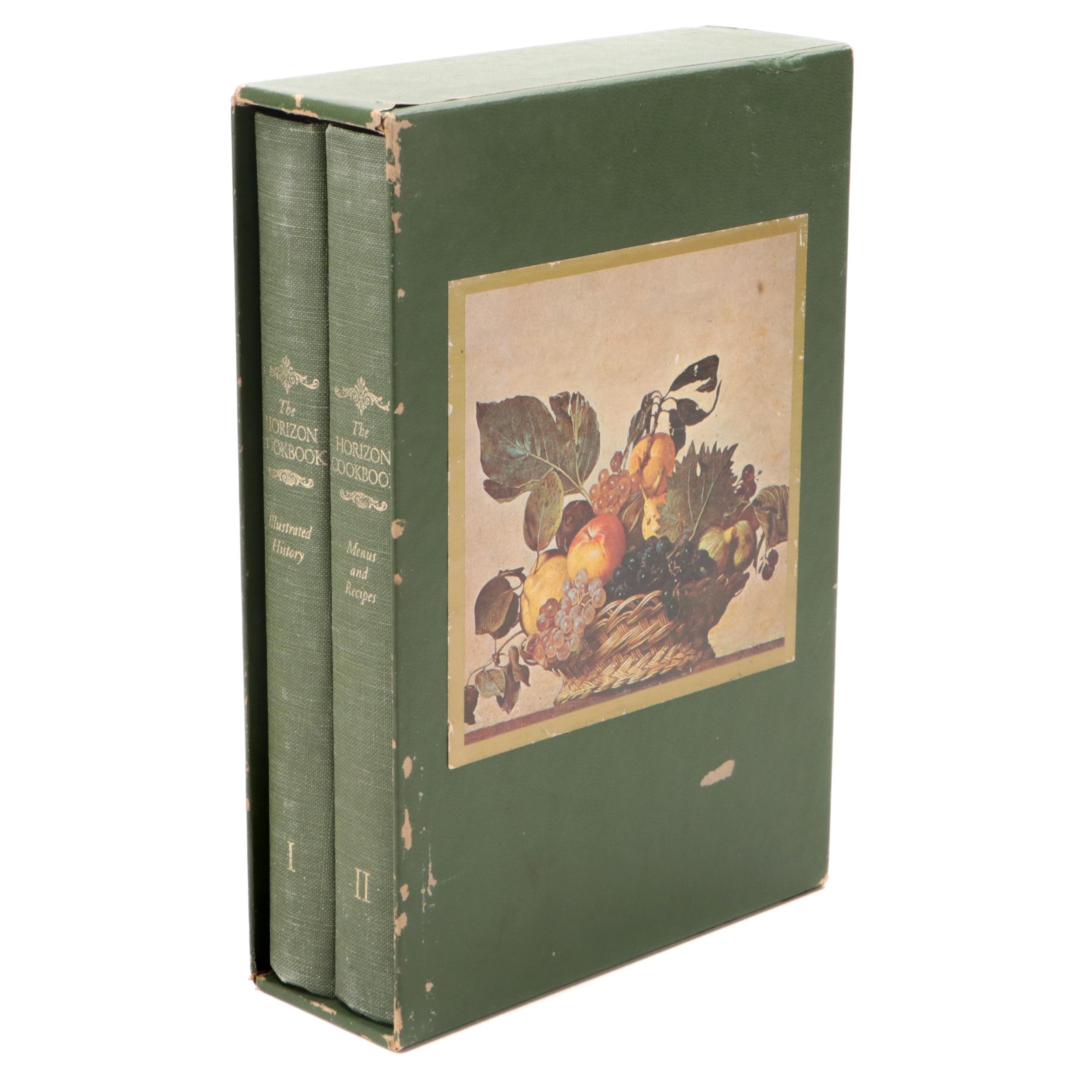 Illustrated "The Horizon Cookbook" Two-Volume Set by William Harlan Hale, 1968
