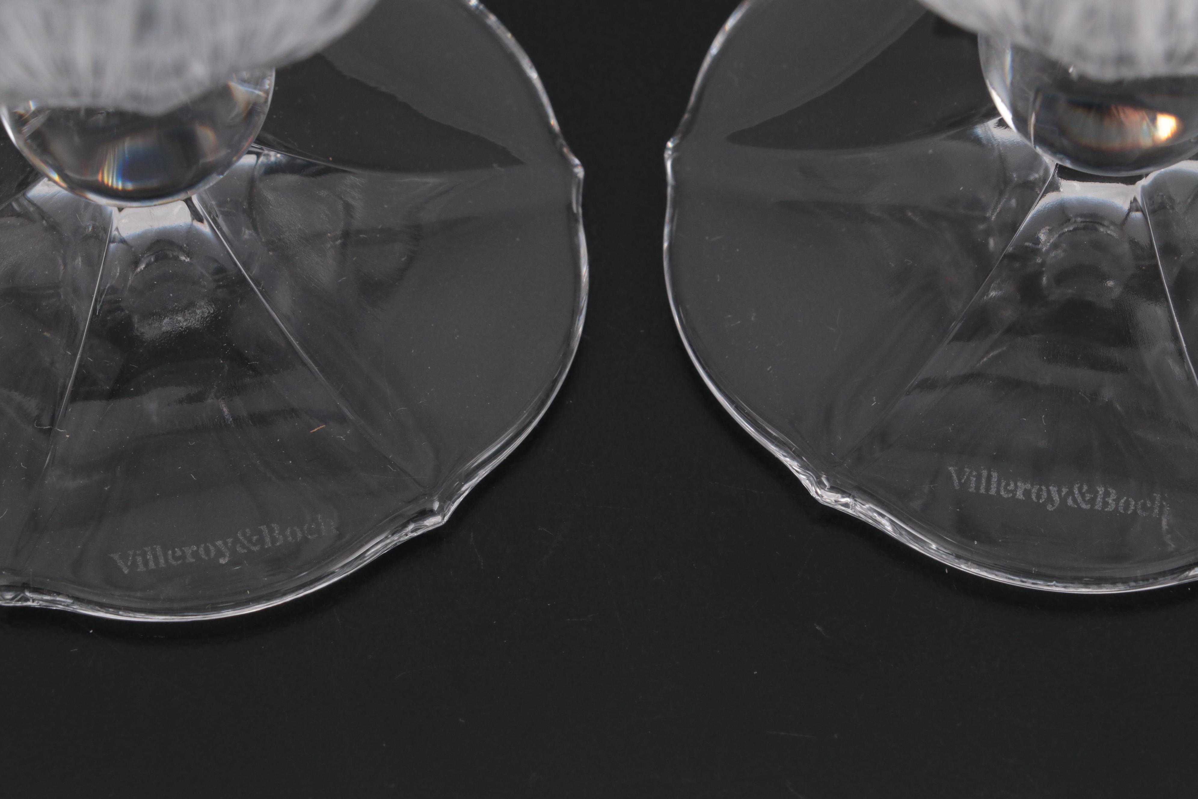 Villeroy & Boch "My Garden" Crystal Claret Wine Glasses, 2007-2012