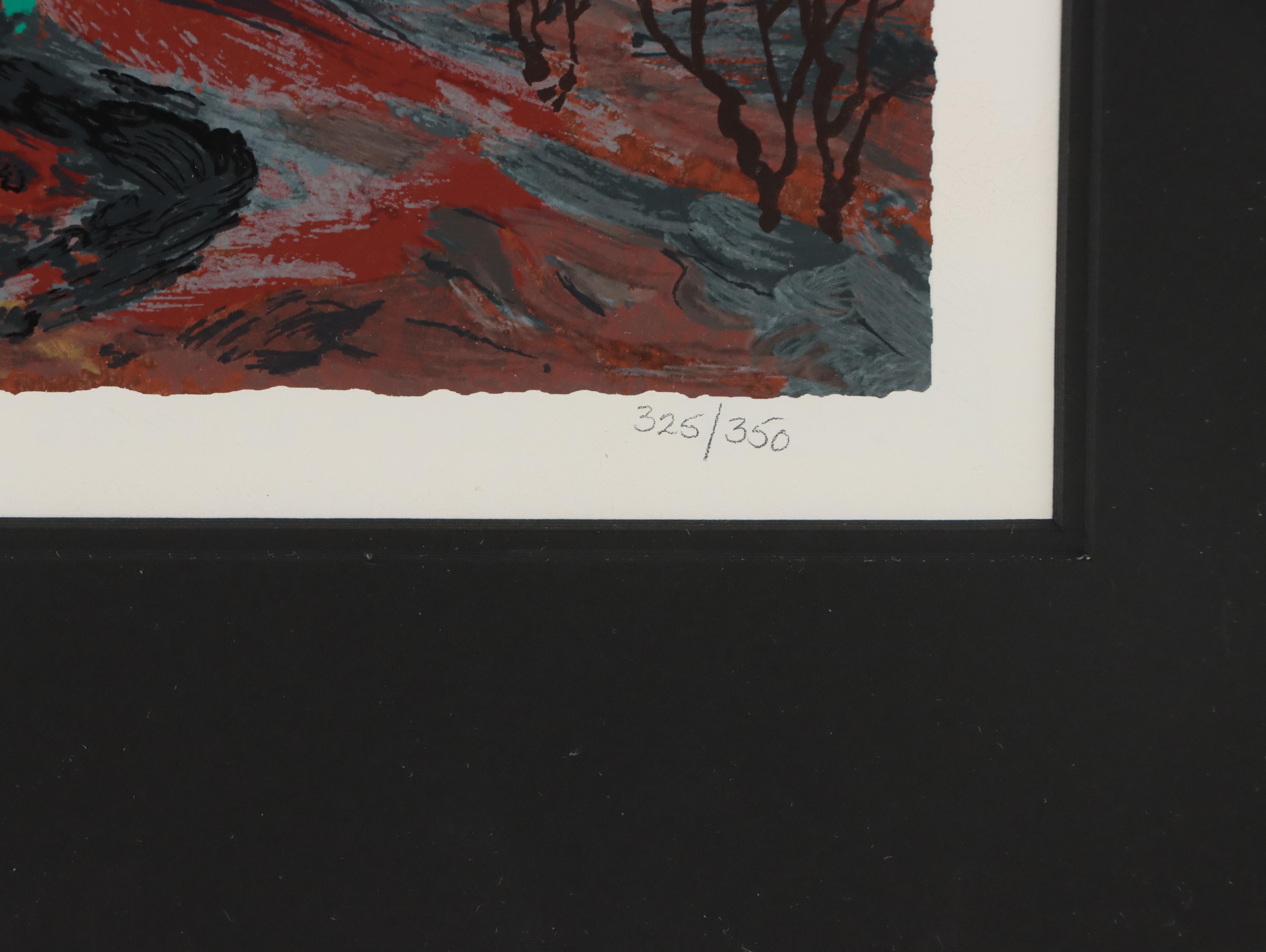 Anatole Krasnyansky Serigraph of Russian Architecture