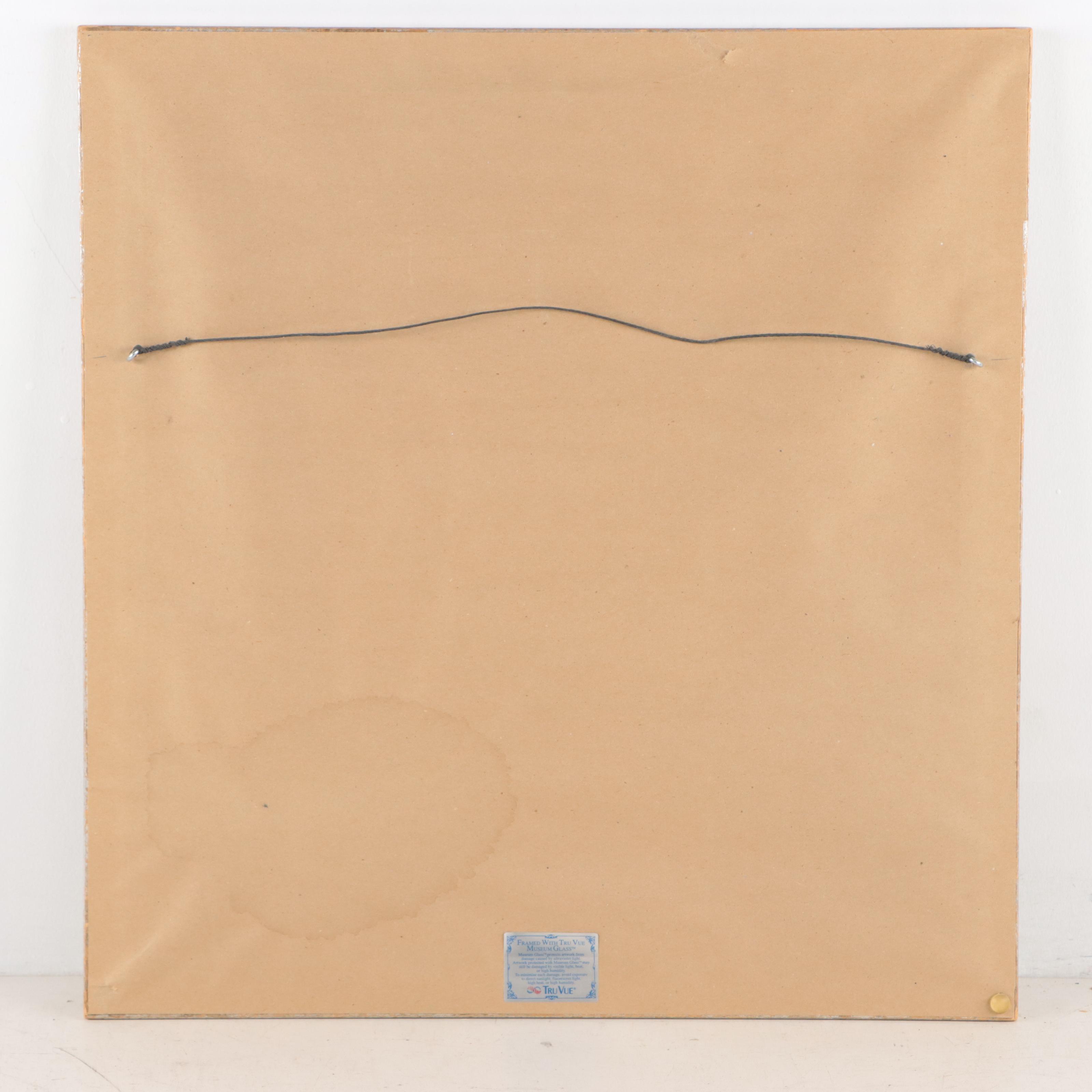 Anatole Krasnyansky Serigraph of Russian Architecture