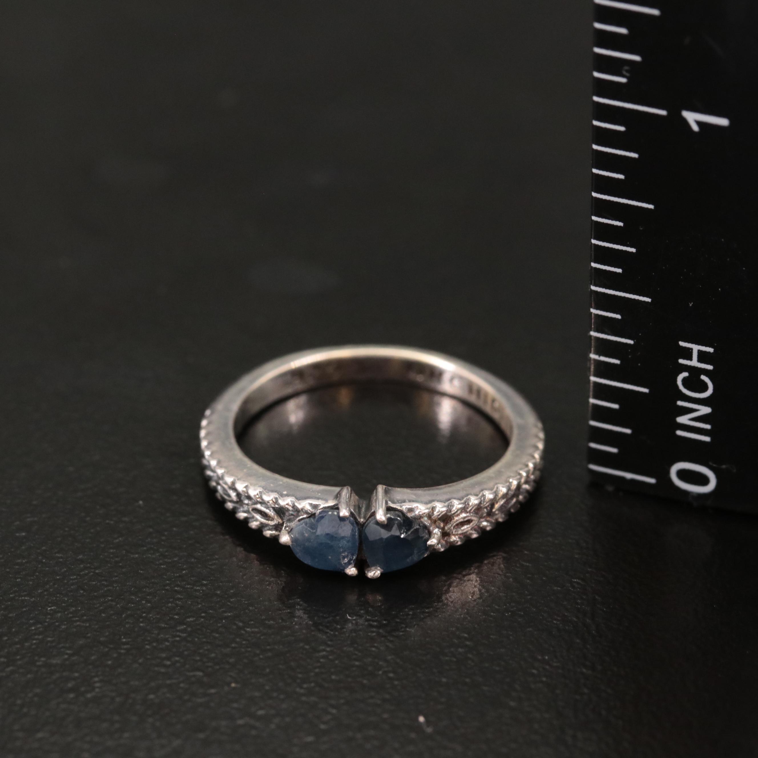 Sterling Sapphire Ring