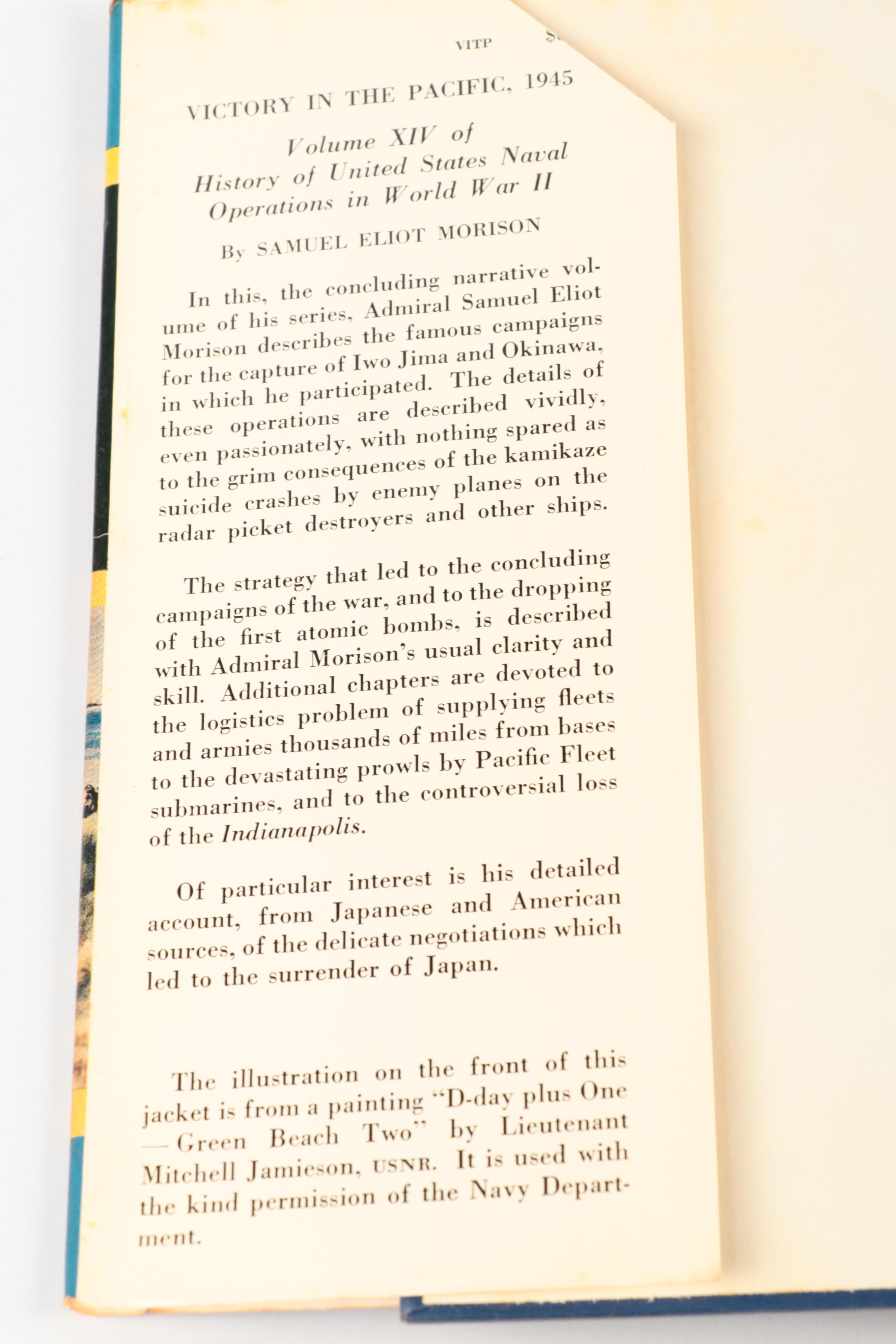 "History of United States Naval Operations in World War II" Fifteen-Volume Set