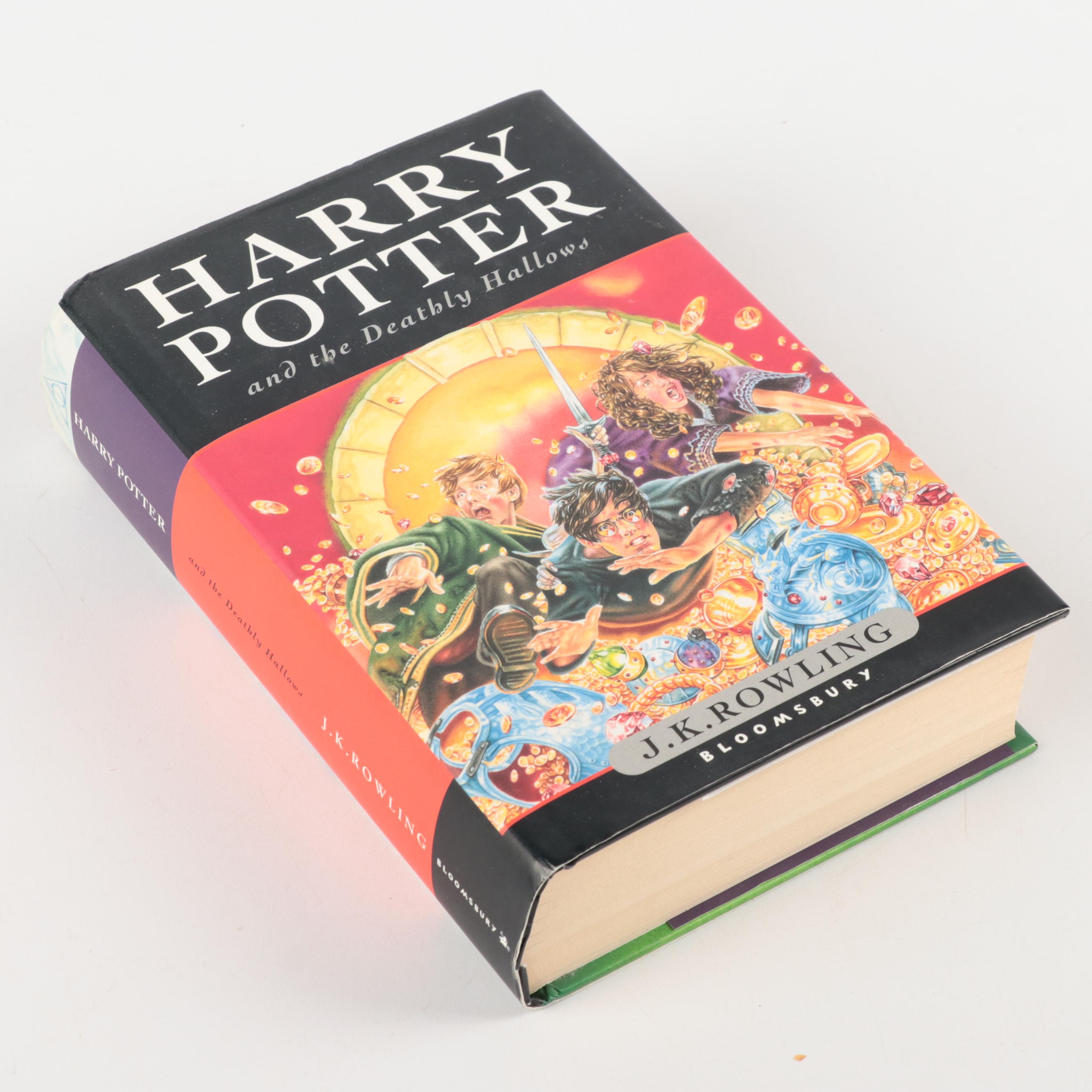 First UK Edition "Harry Potter and the Deathly Hallows" by J. K. Rowling, 2007