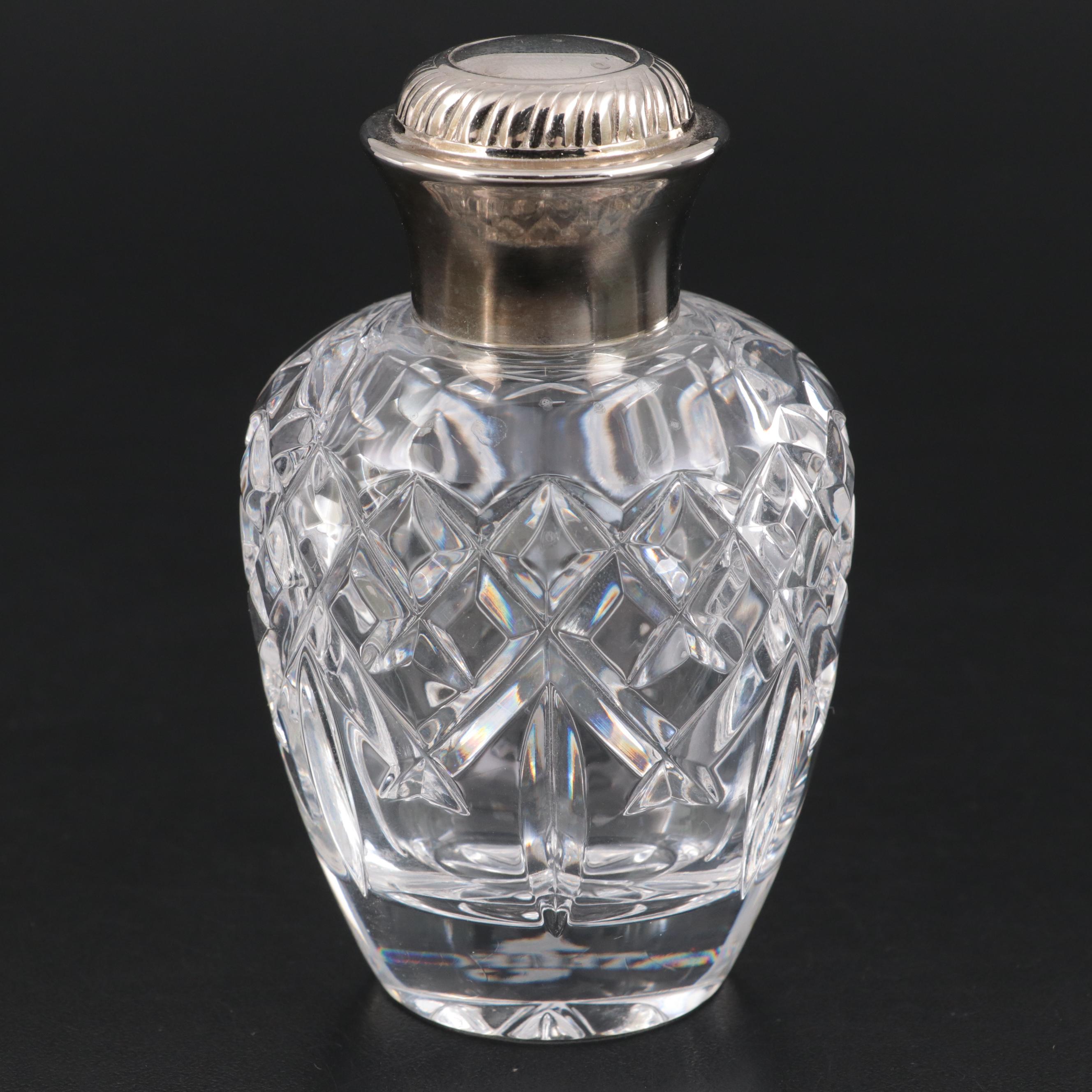 Waterford Crystal Perfume Bottle & Carved Times Square Millennium Ball in Prism