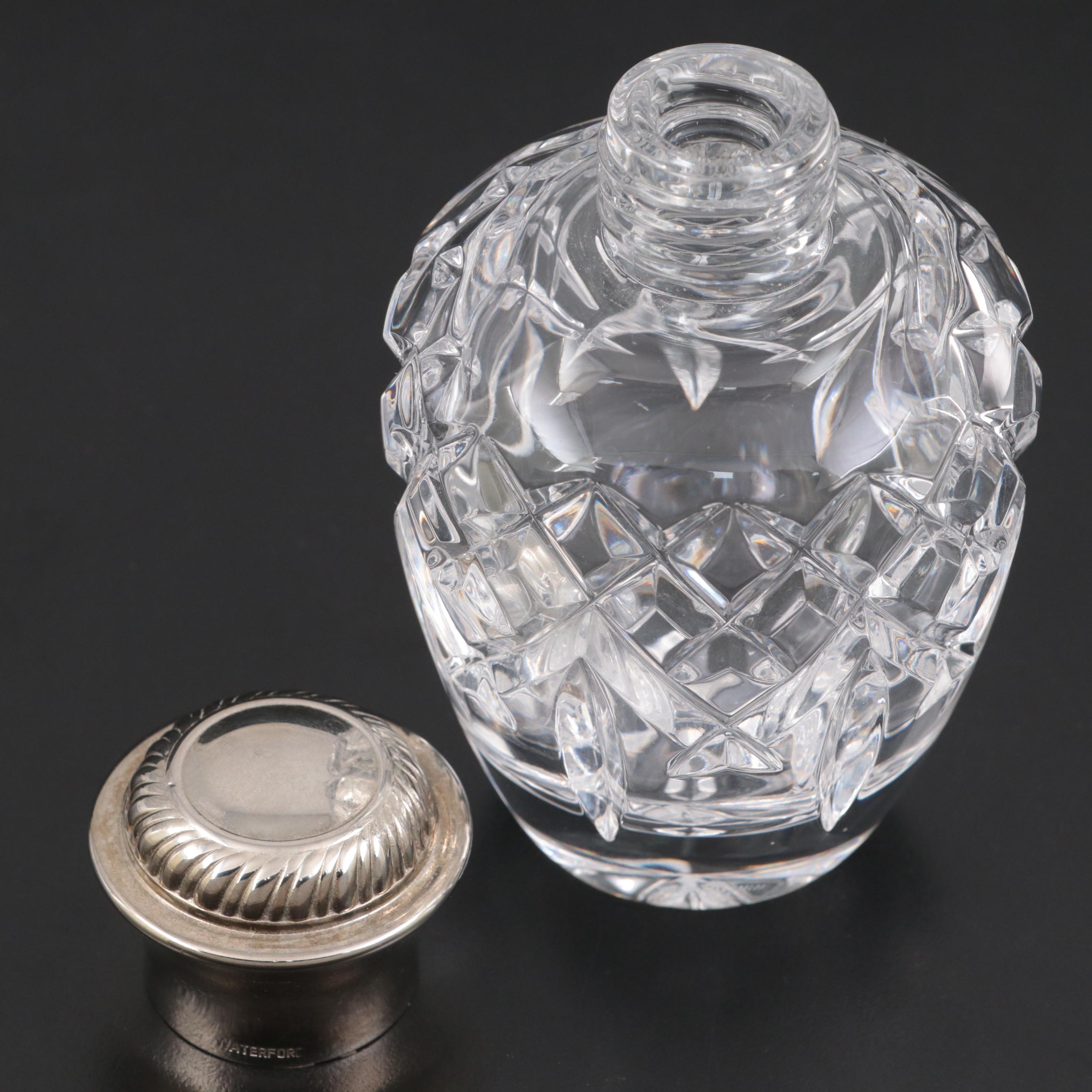 Waterford Crystal Perfume Bottle & Carved Times Square Millennium Ball in Prism