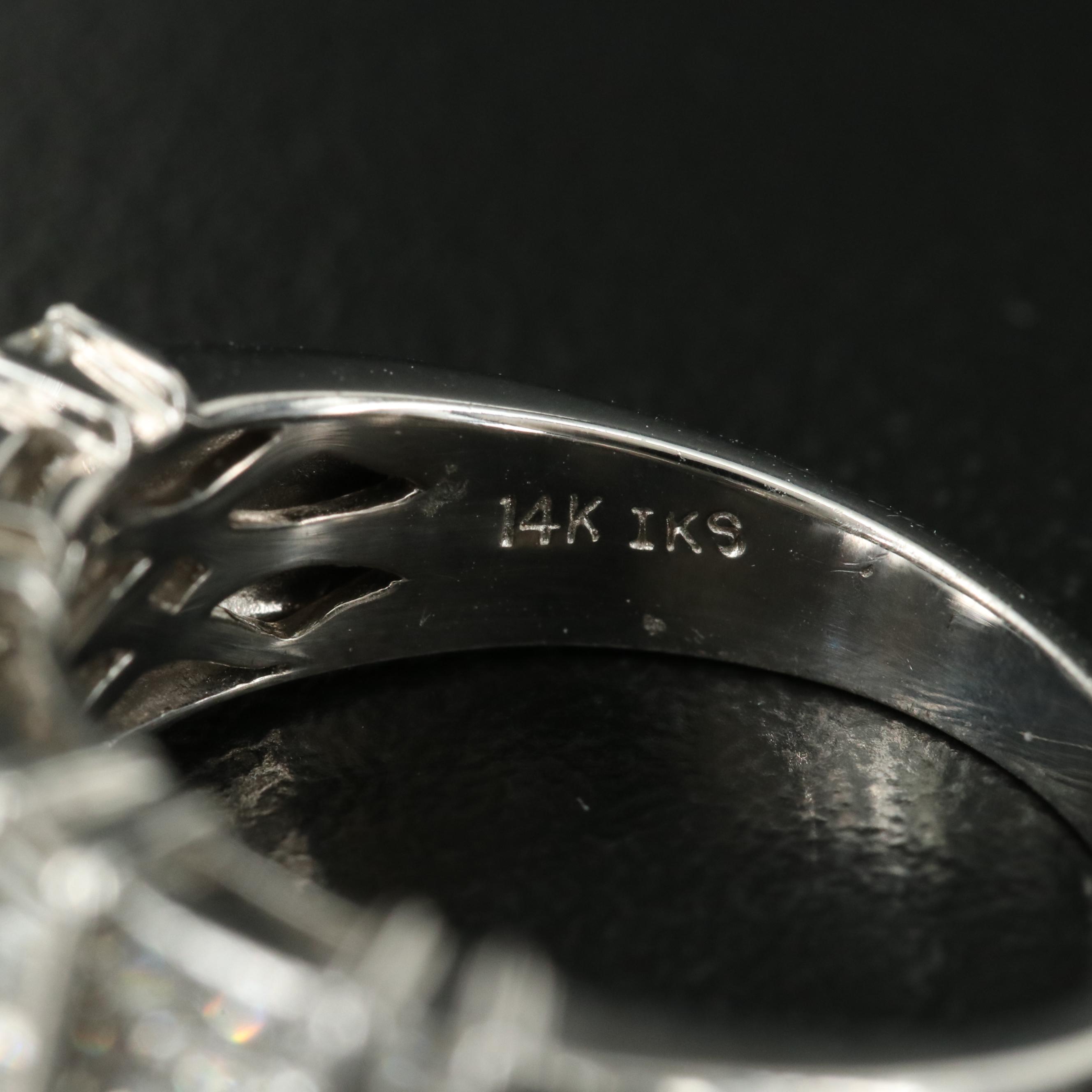 14K 0.95 CTW Diamond Ring