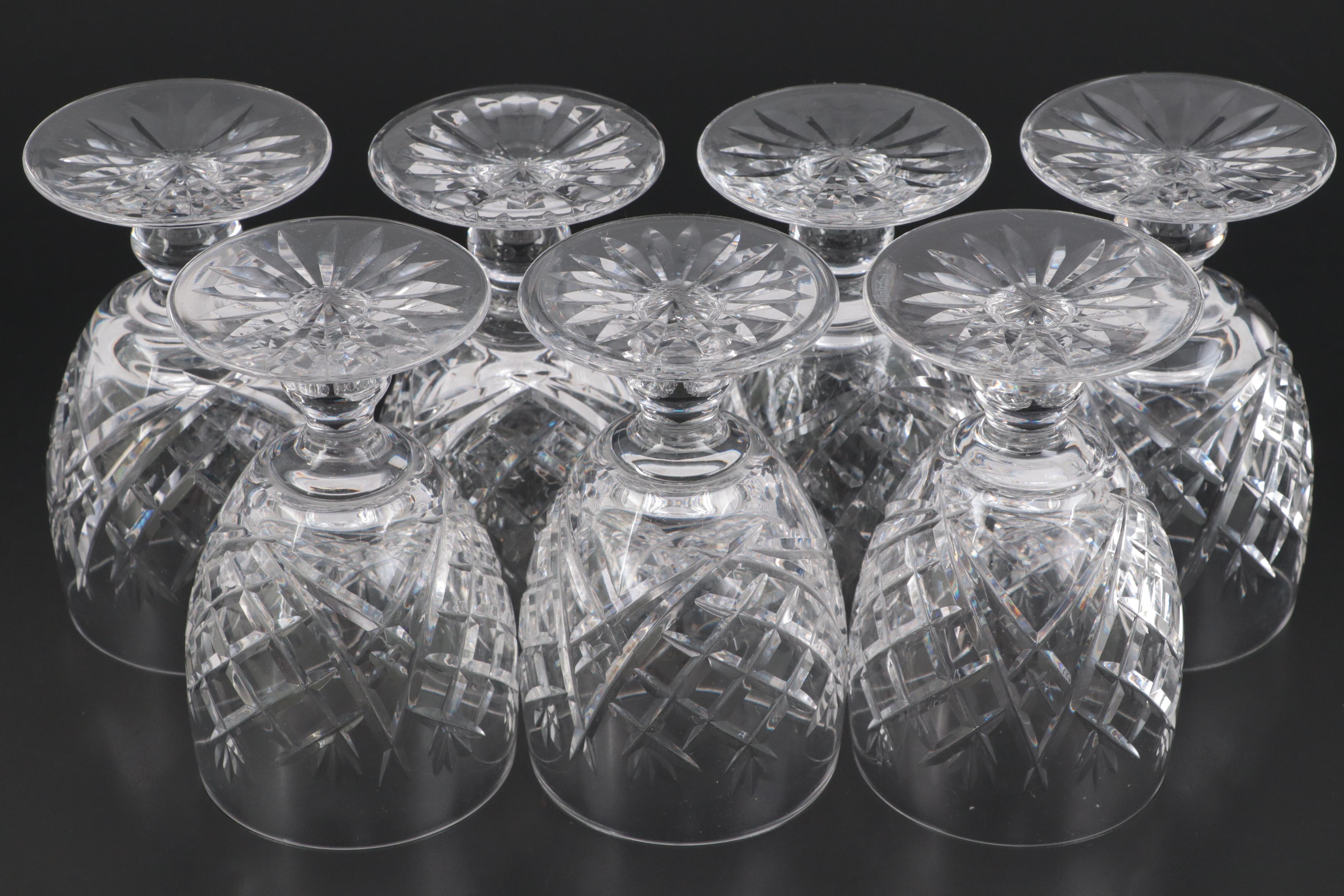 Waterford "Donegal" Cut Crystal Water Goblets