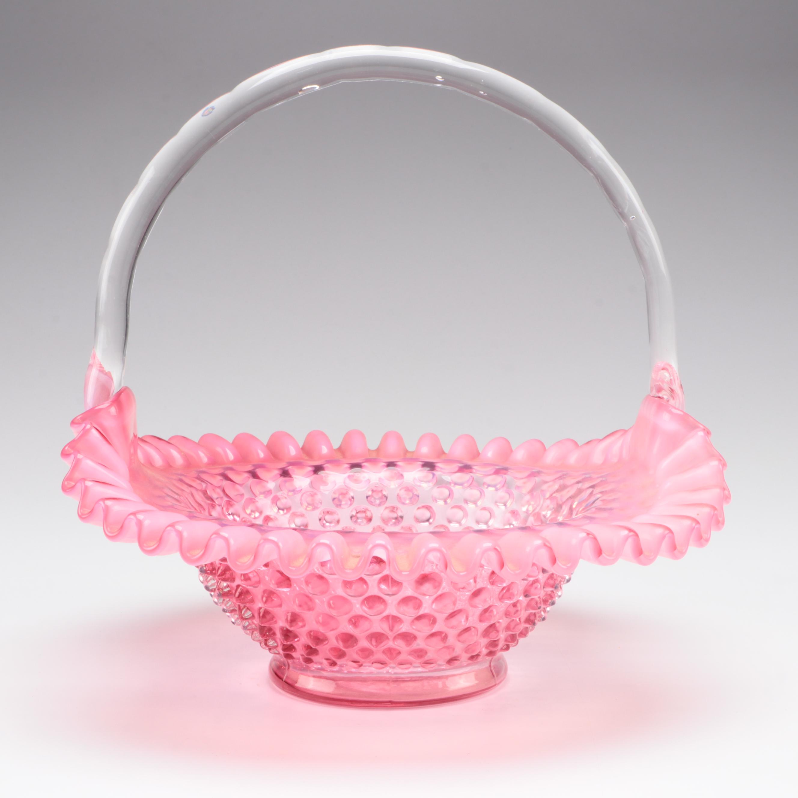 Fenton and Other Cranberry Hobnail Cranberry Glass Tableware